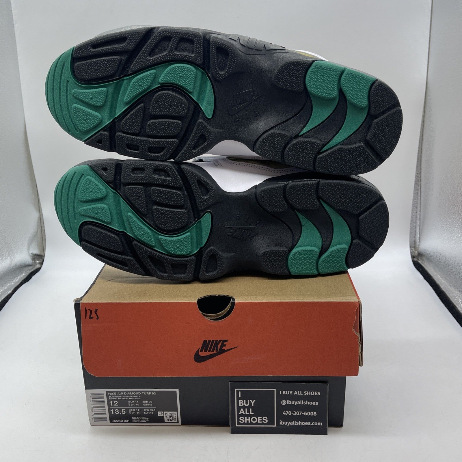 Size 12 - Nike Air Diamond Turf 2025 Emerald (IB2240-001)