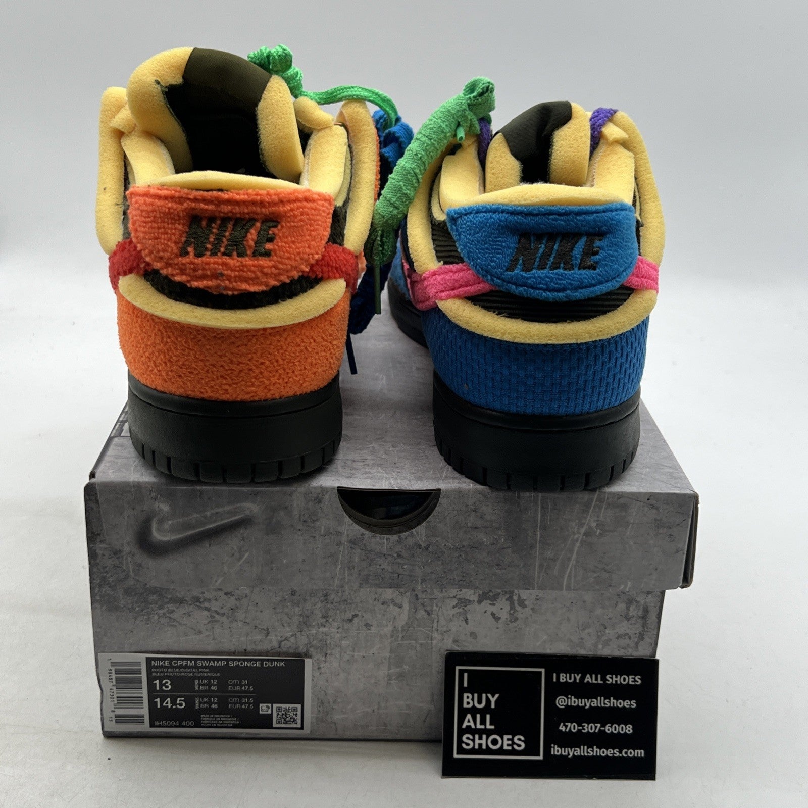 Size 13 - Cactus Plant Flea Market x Nike Dunk Low Swamp Sponge Pack - Photo