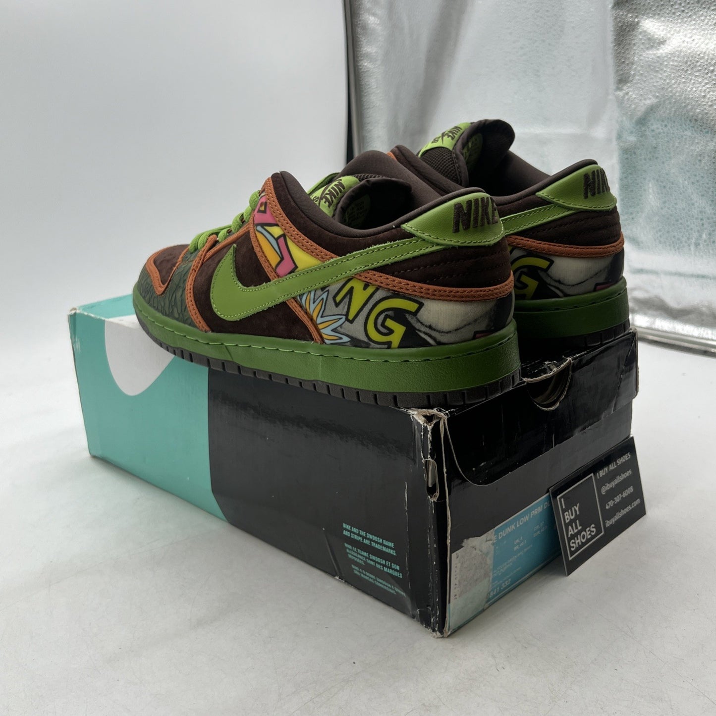 Size 9 - Nike SB Dunk Low de la soul 2015 (789841-332)