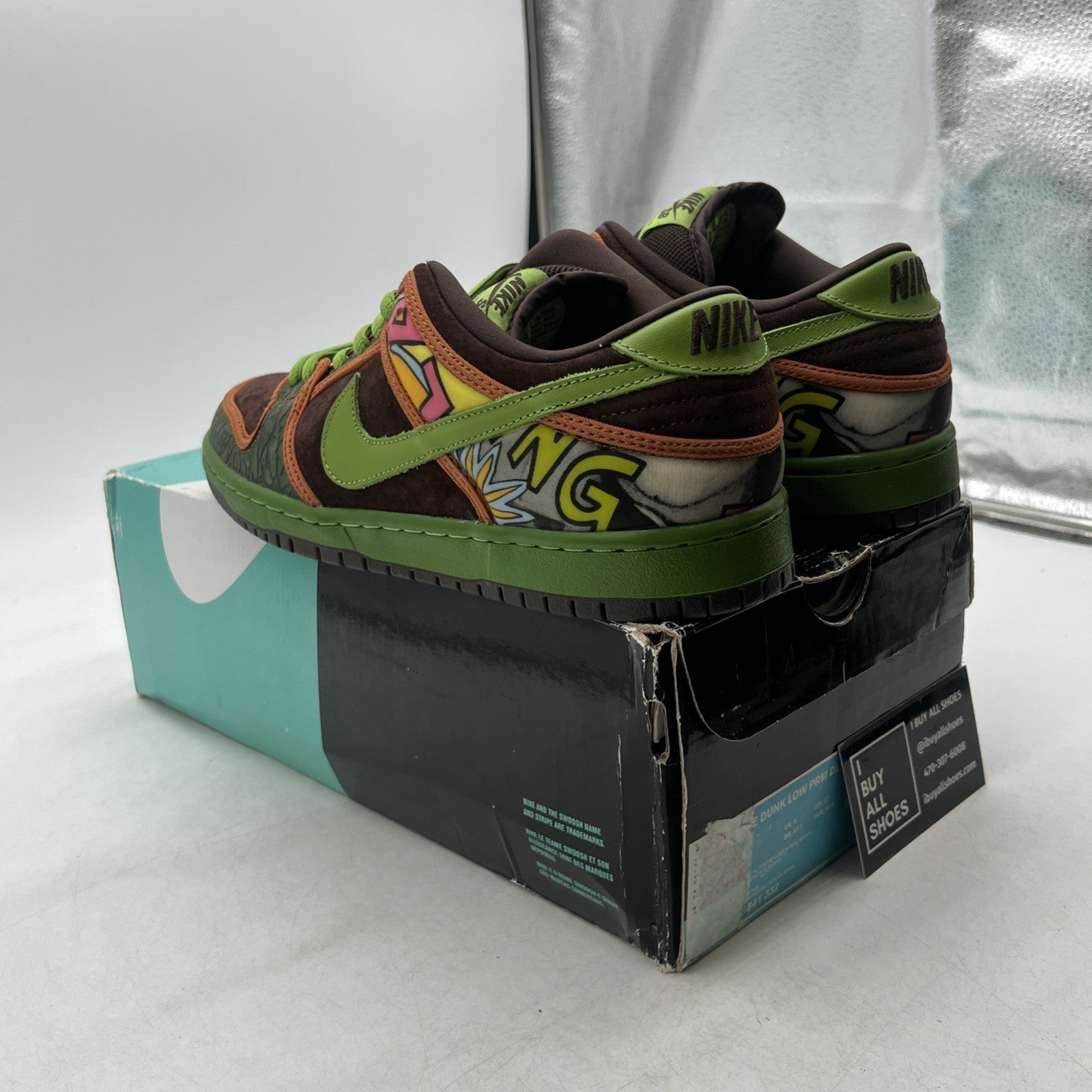 Size 9 - Nike SB Dunk Low de la soul 2015 (789841-332)