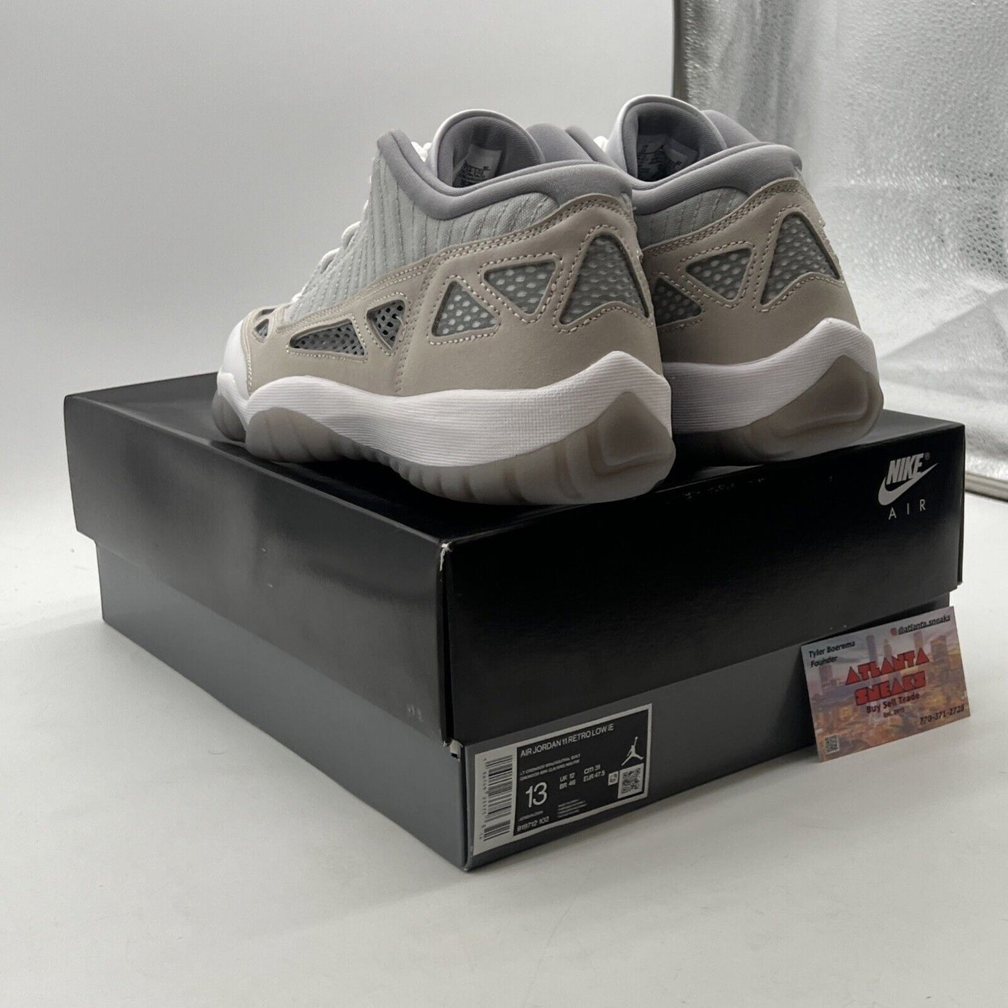 Size 13 - Air Jordan 11 Retro IE Low Light Orewood Brown (919712-102)