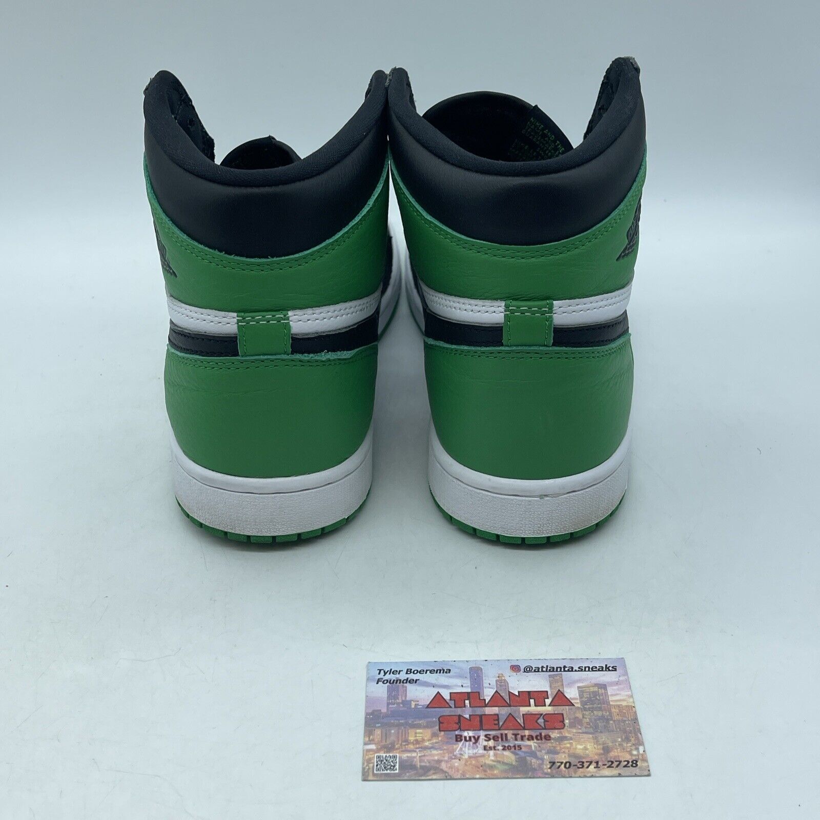 Size 10 - Air Jordan 1 Retro OG High Lucky Green Black White (DZ5485-031)