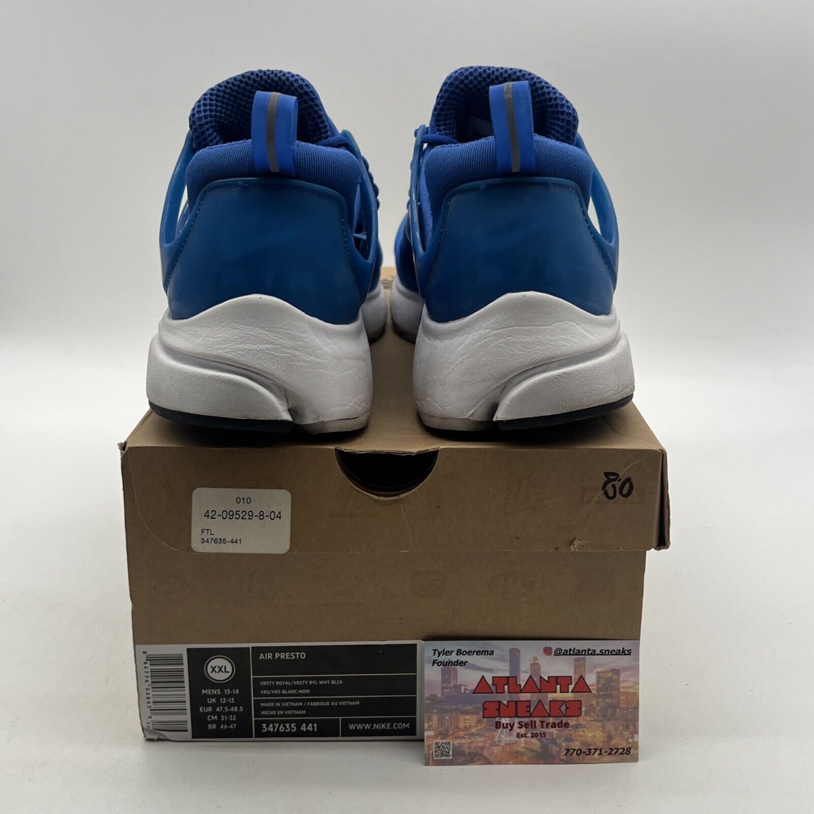 Size 13 - Nike Air Presto Varsity Royal (347635-441)