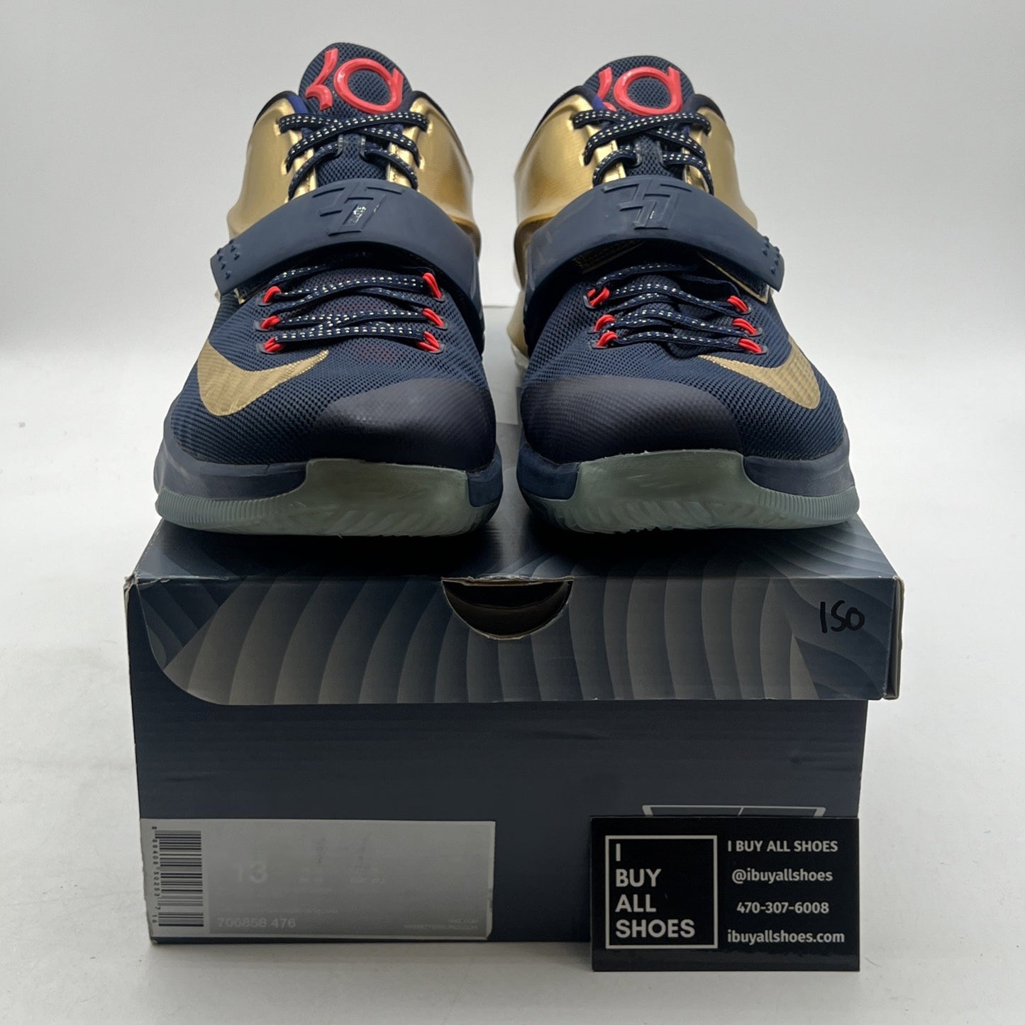 Size 13 - Nike KD 7 Prm Gold Medal (706858-476)