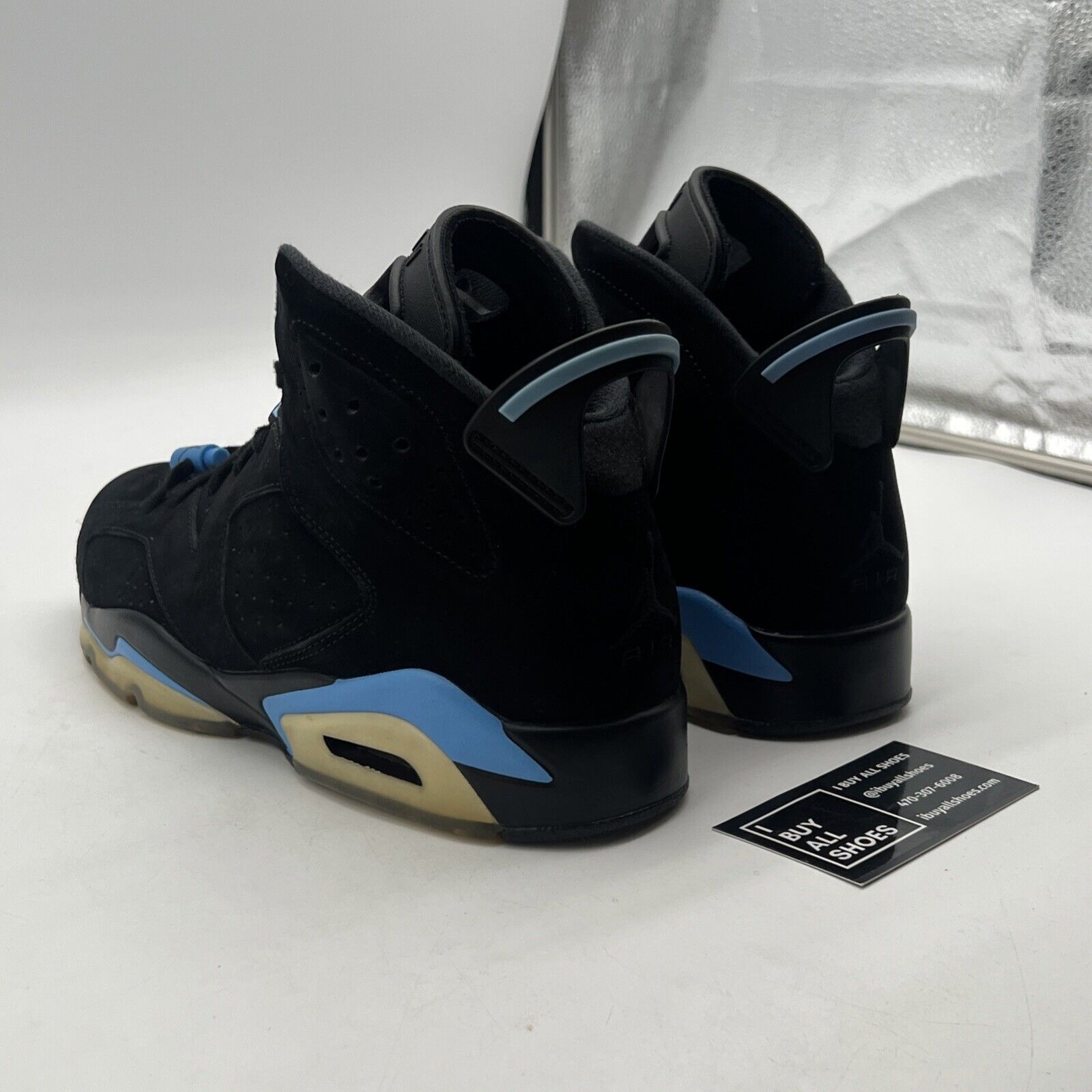 Size 10 - Air Jordan 6 Retro UNC (384664-006)