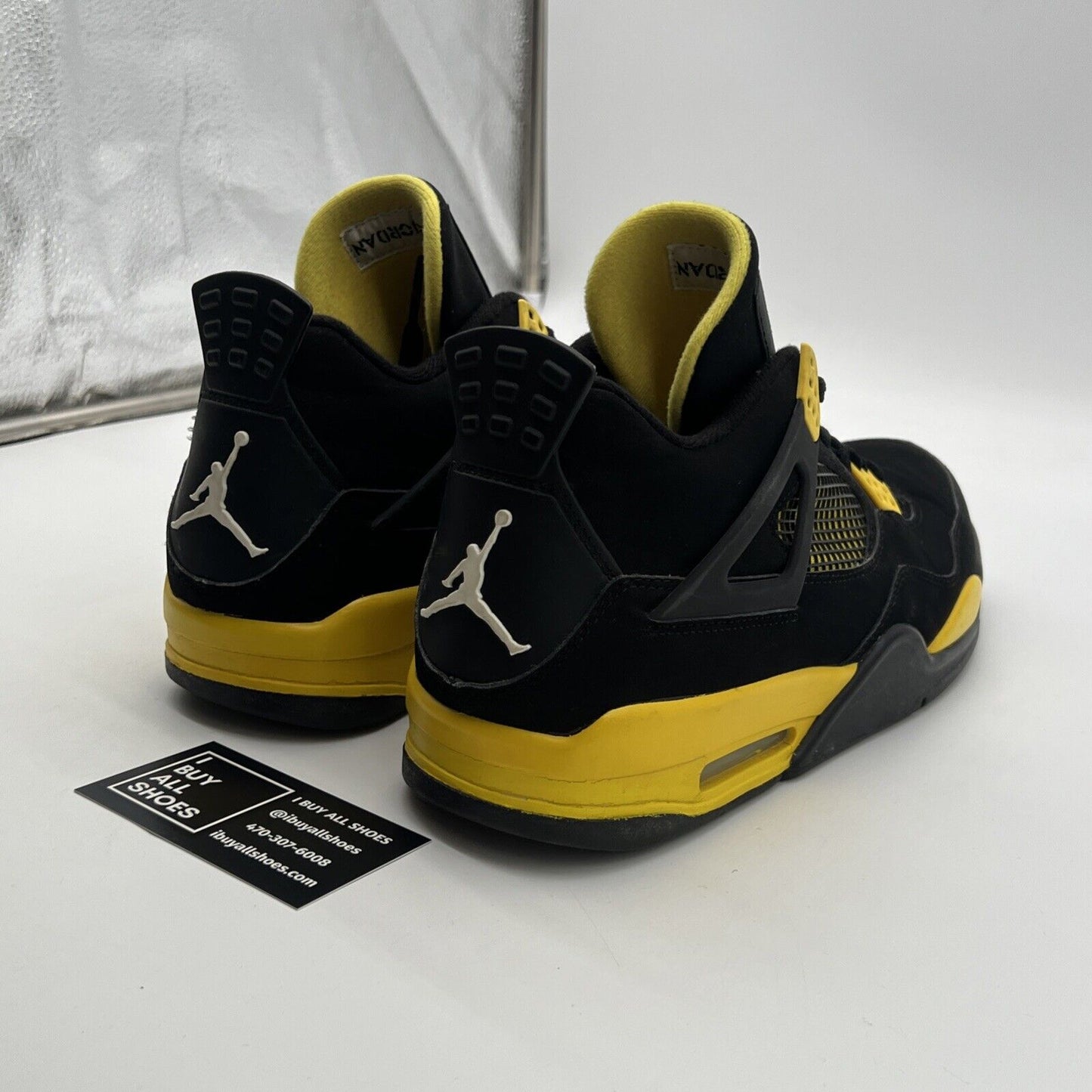 Size 10.5 - Air Jordan 4 Retro Low Thunder (308497-008)