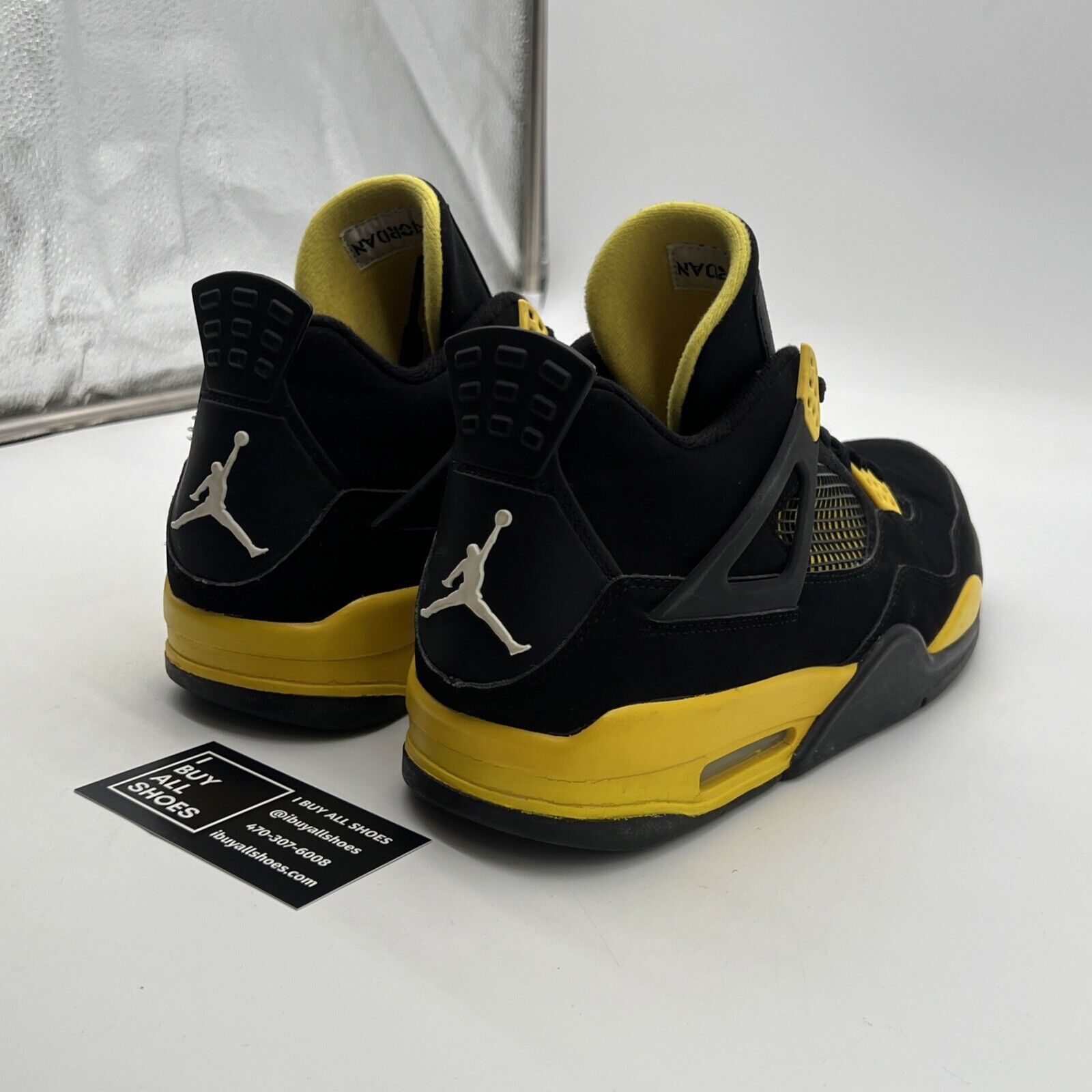 Size 10.5 - Air Jordan 4 Retro Low Thunder (308497-008)