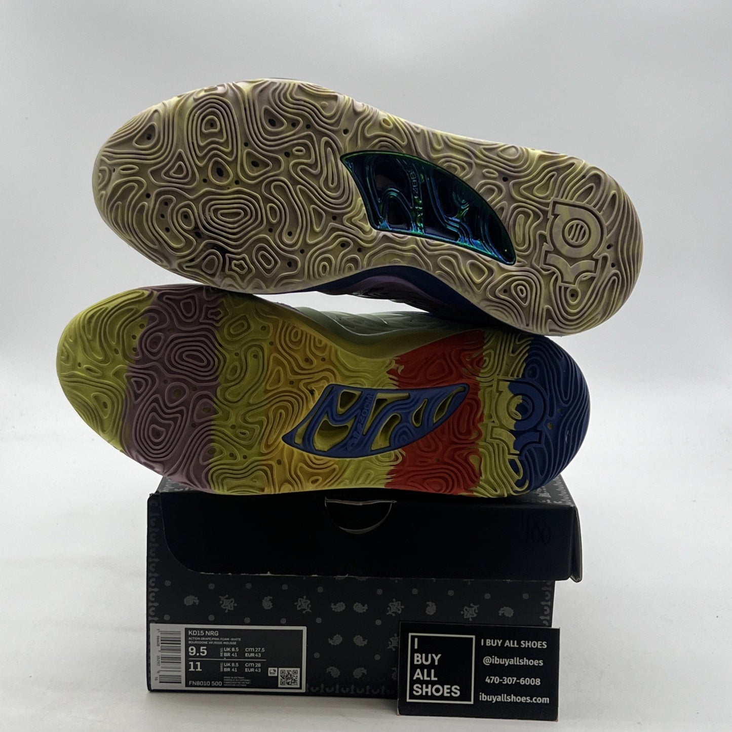 Size 9.5 - Nike KD15 What The - (FN8010-500)