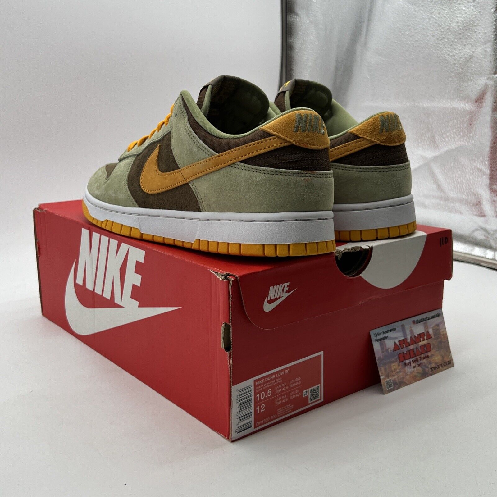 Size 10.5 - Nike Dunk Low Dusty Olive (DH5360-300)