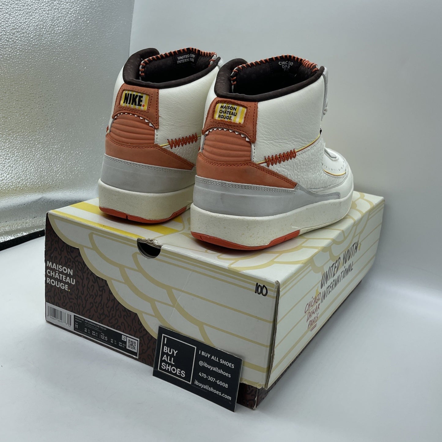 Size 11 - Maison Château Rouge x Air Jordan 2 United Youth International