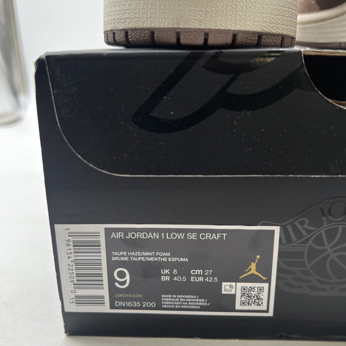 Size 9 - Air Jordan 1 Low SE Craft Inside Out (DN1635-200)