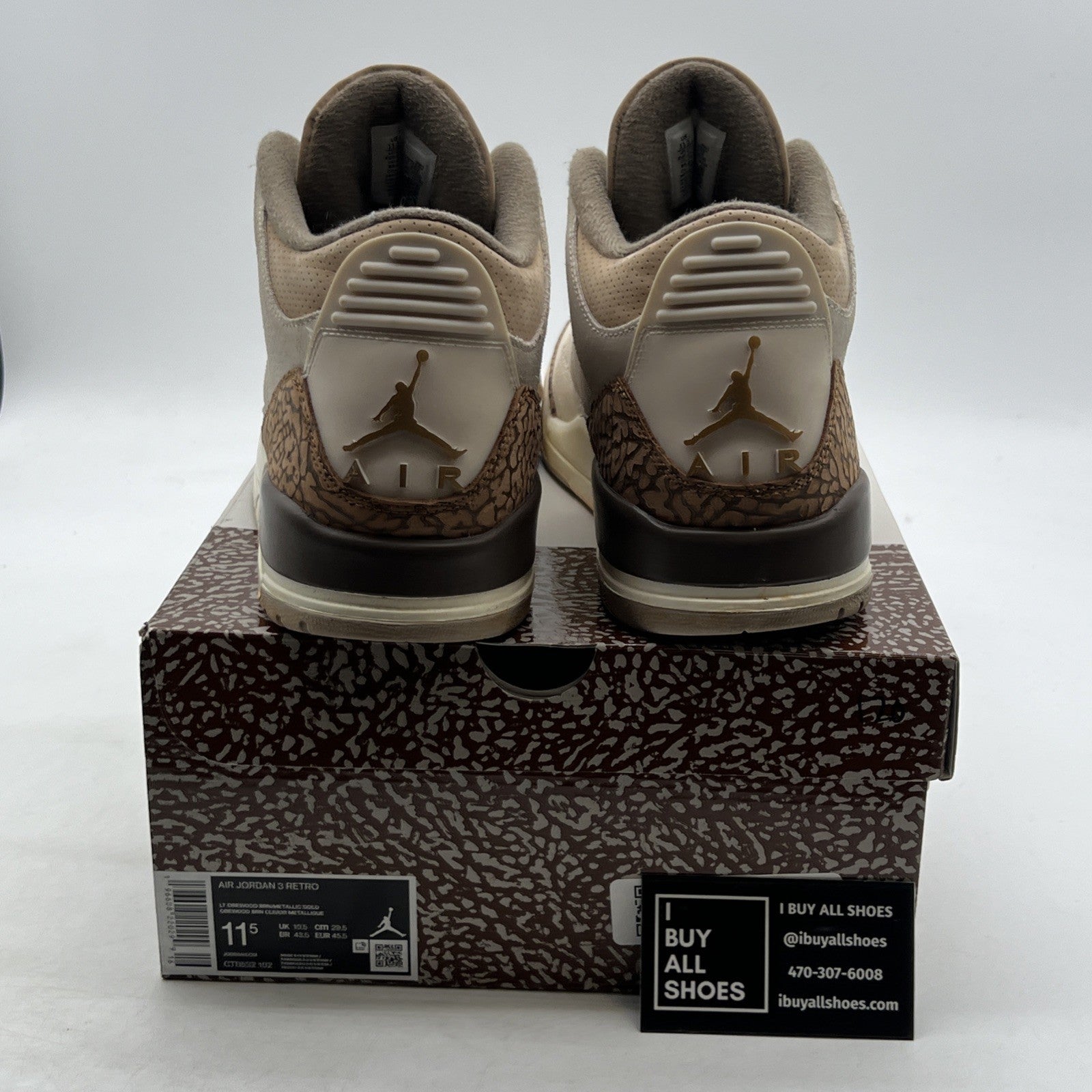 Size 11.5 - Air Jordan 3 Retro Low Palomino (CT8532-102)