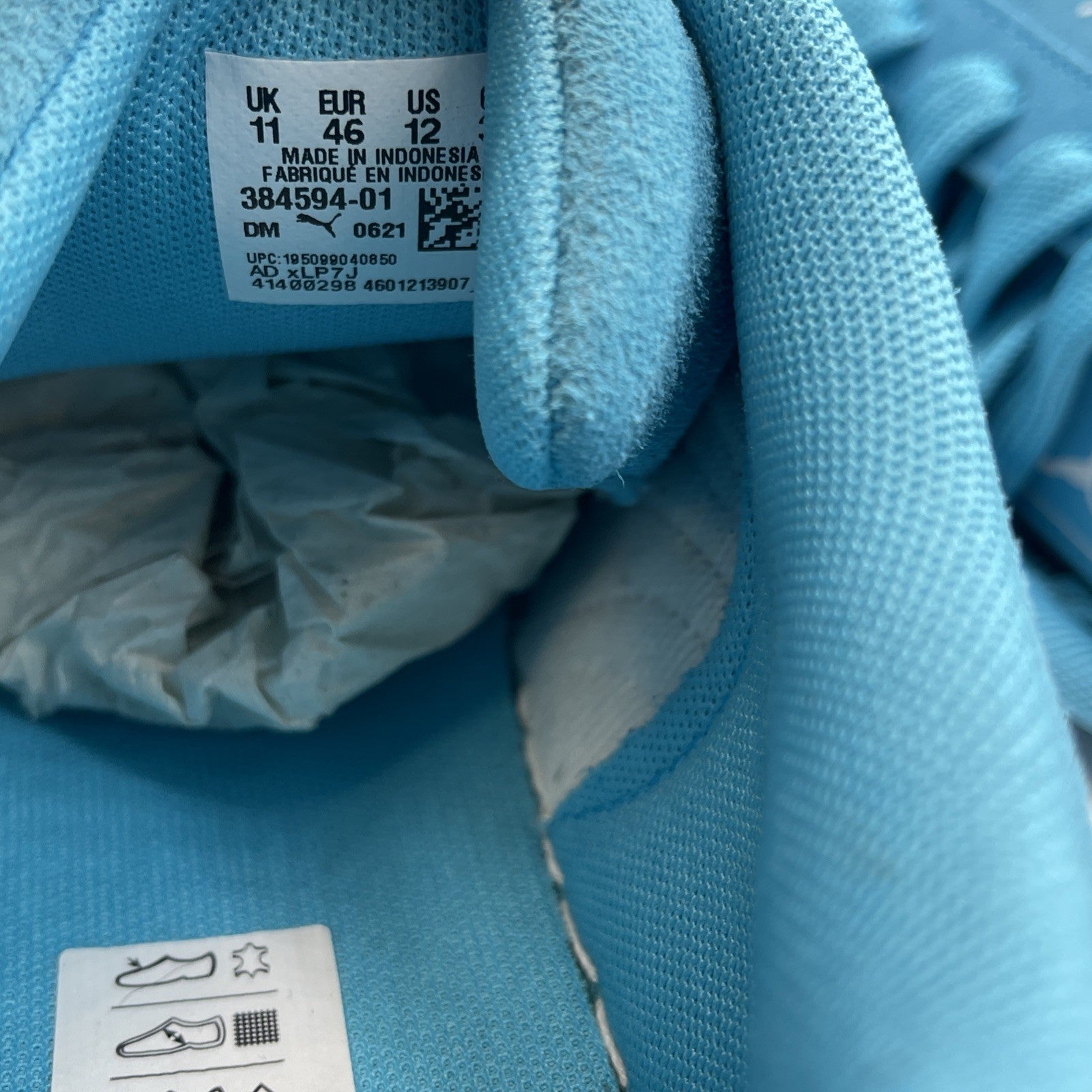 Size 12 - PUMA Kool-Aid x Suede Triplex Blue Atoll Speckled (384594-01)