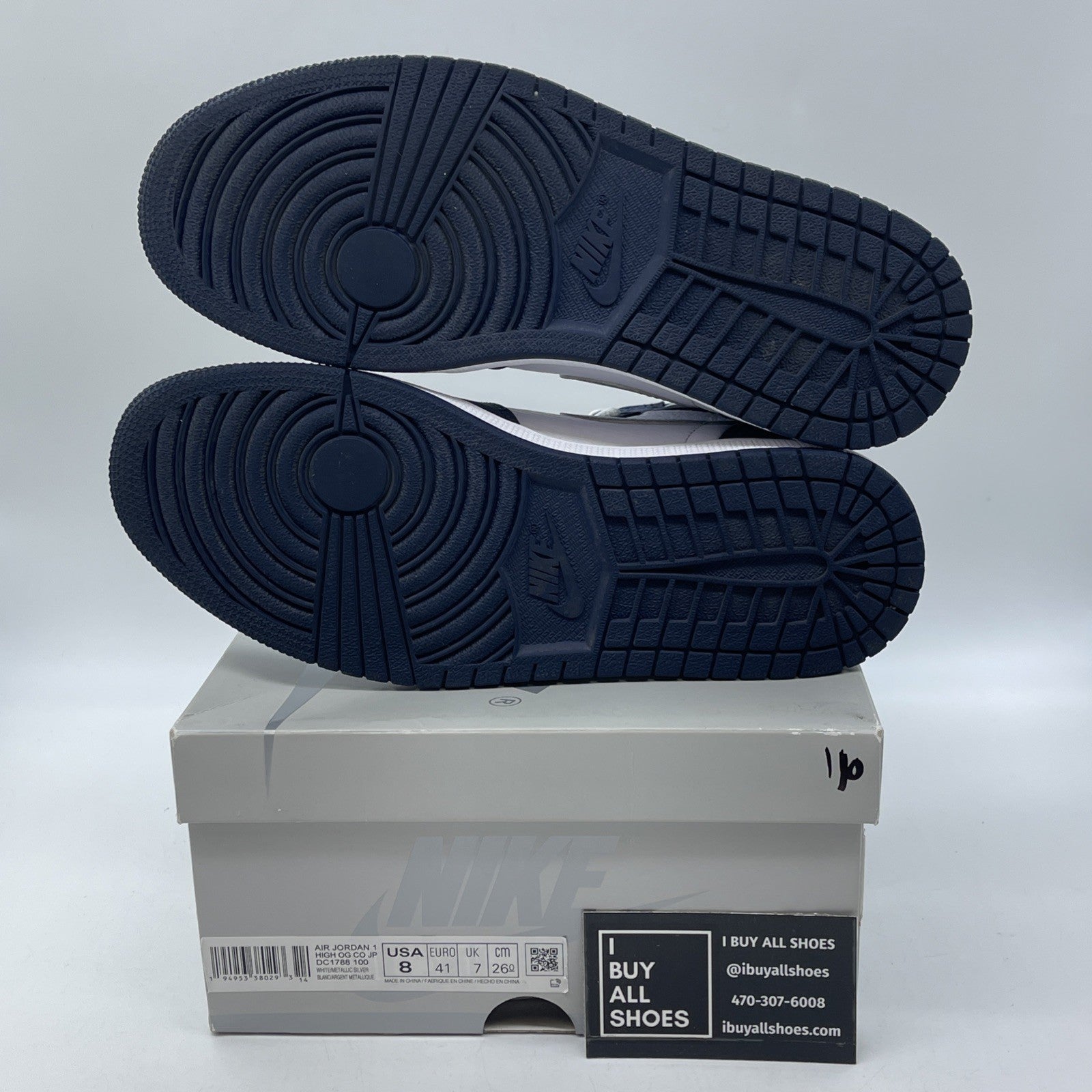 Size 8 - Jordan 1 Retro High CO.JP Midnight Navy Suede Leather (DC1788-100)