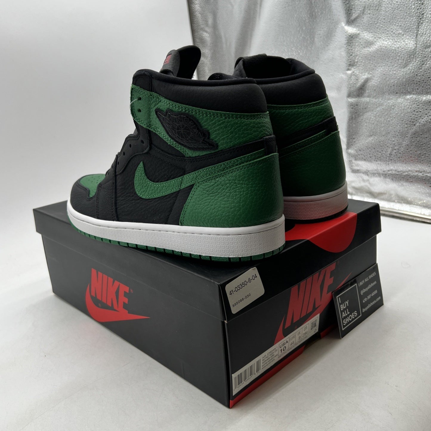 Size 10 - Air Jordan 1 Retro OG High Pine Green 2.0 (555088-030)