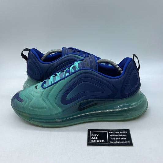 Size 11 - Nike Air Max 720 Sea Forest Blue Green Black Suede (AO2924-400)