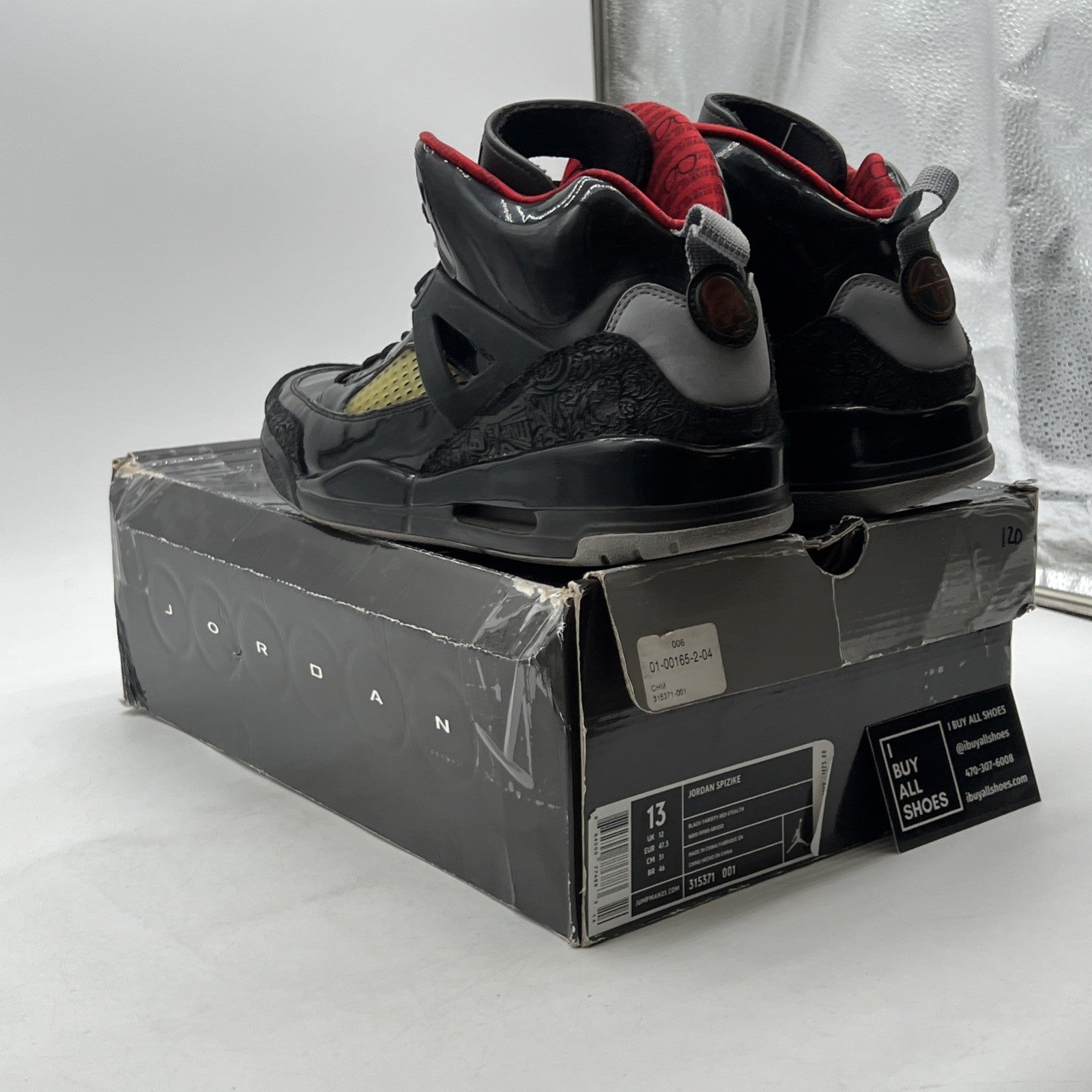 Size 13 - Jordan Spizike Stealth (315371-001)