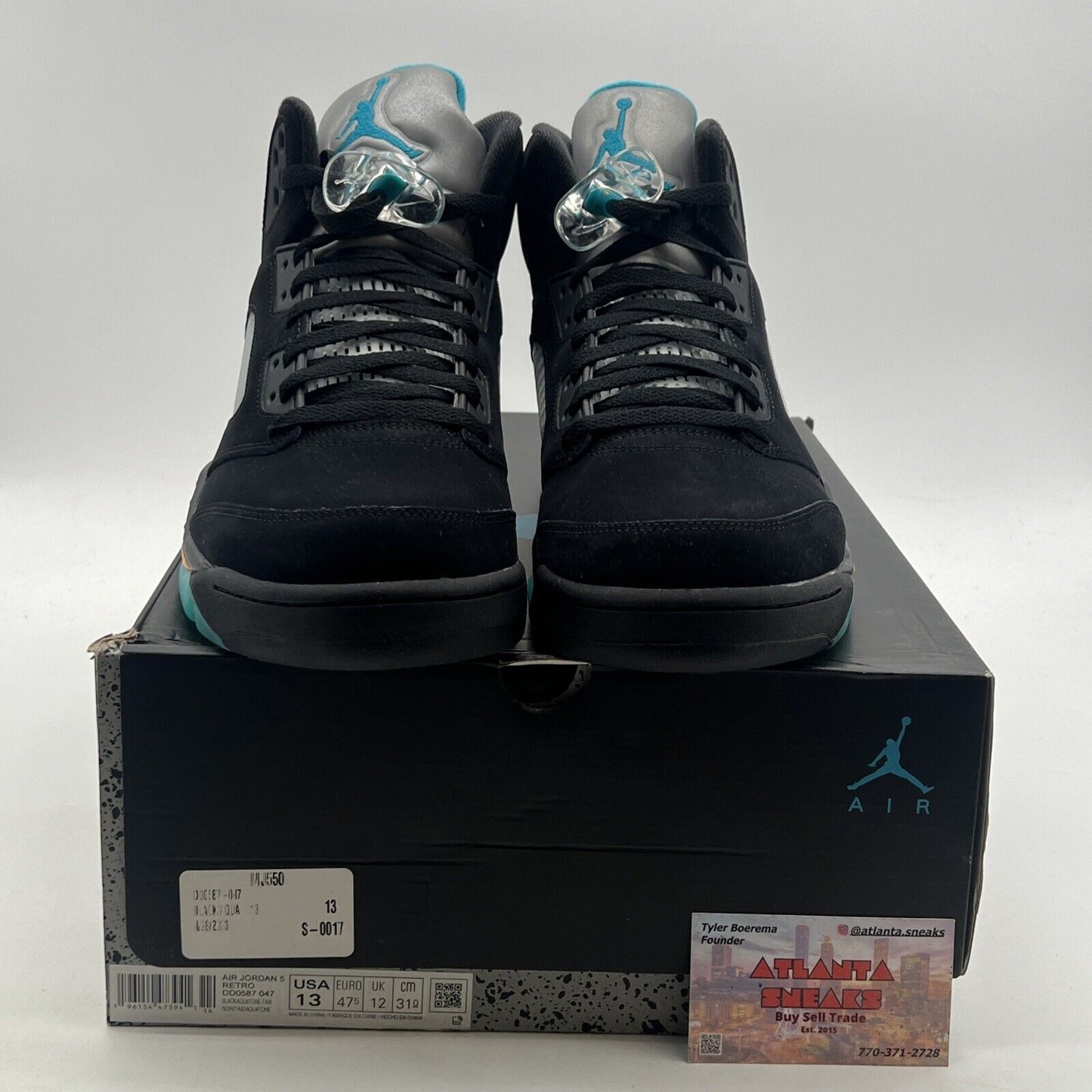 Size 13 - Air Jordan 5 Retro Mid Aqua (DD0587-047)