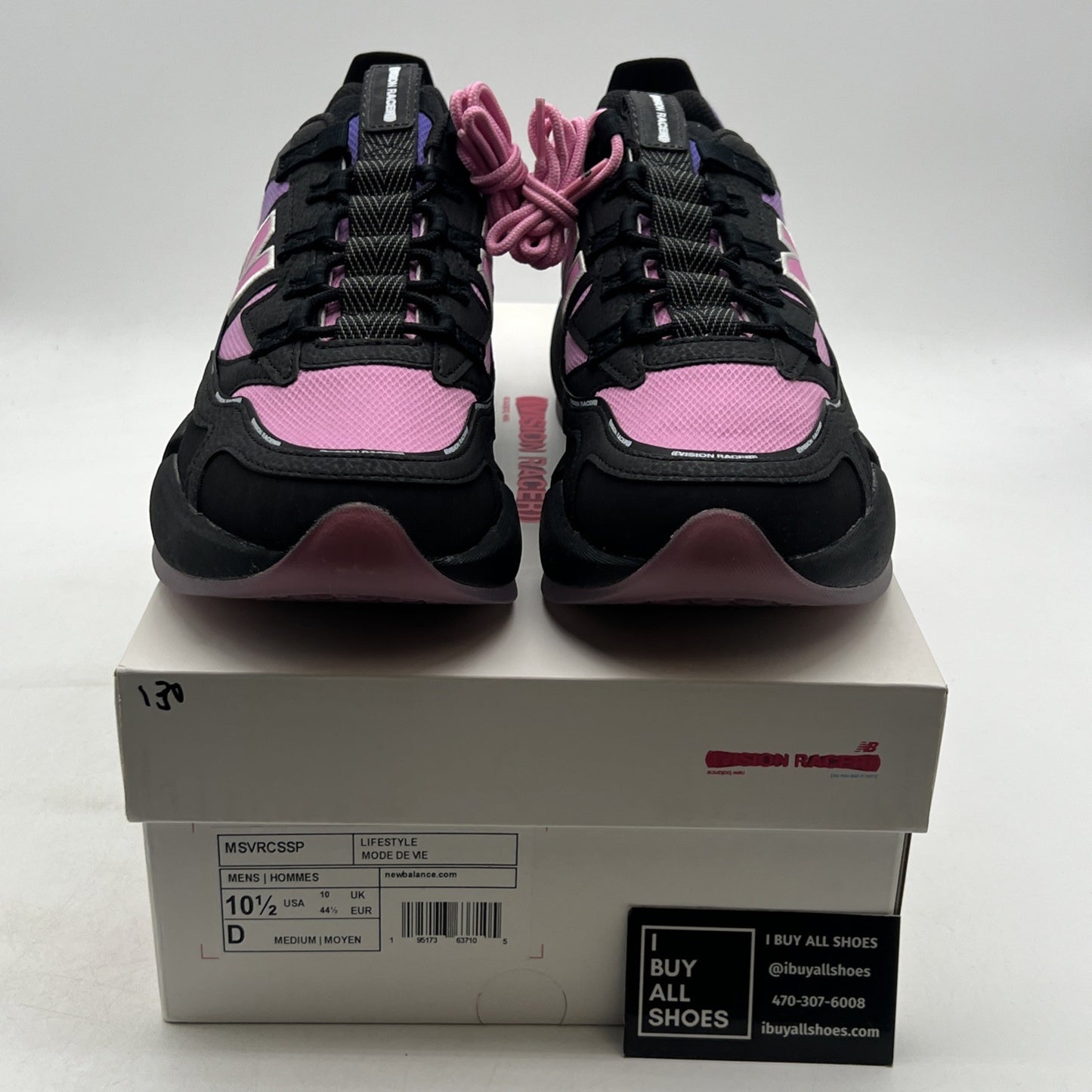 Size 10.5 - New Balance Jaden Smith x Vision Racer Sunset Chaser - Black Mirage