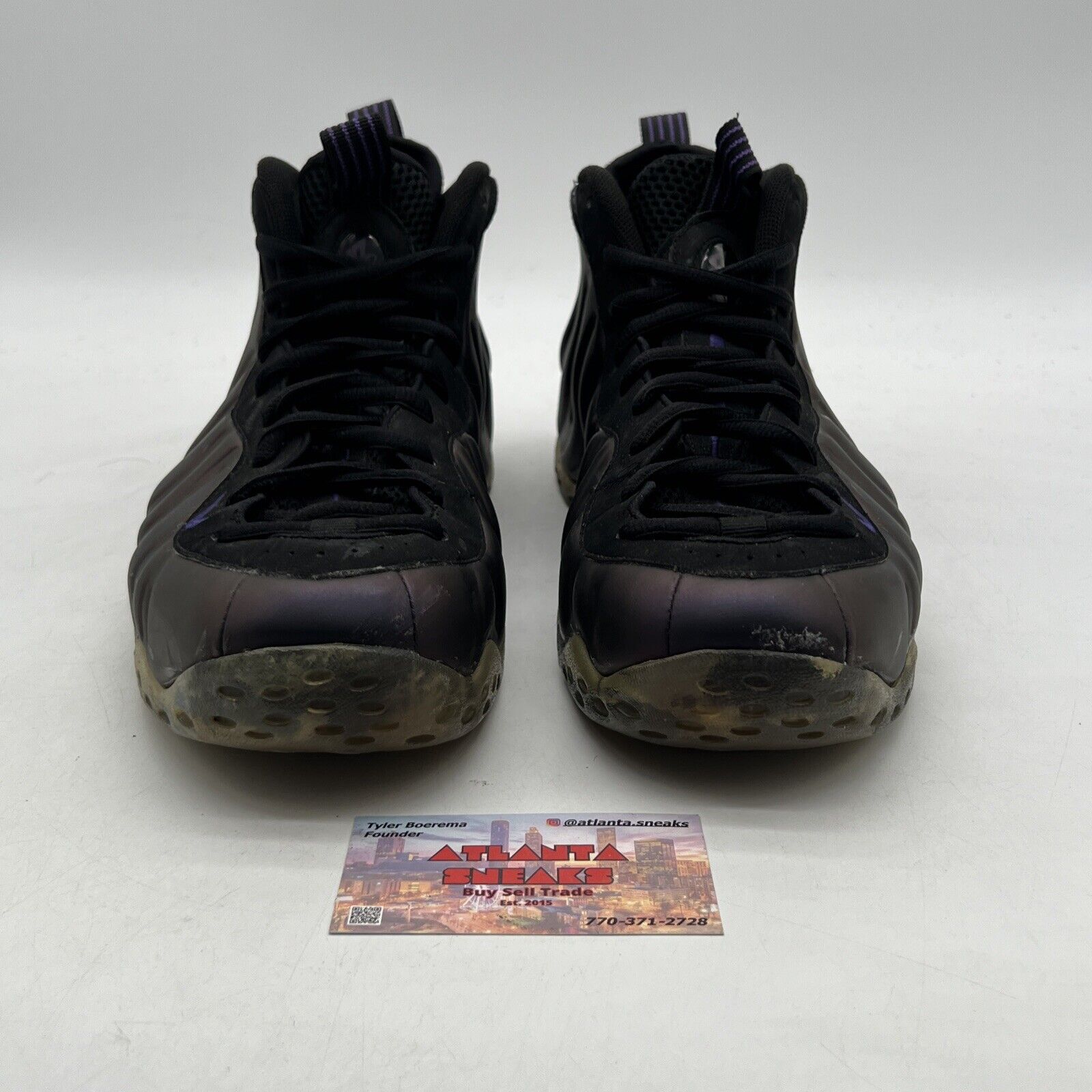 Size 11.5 - Nike Air Foamposite One 2010 Eggplant (334996-051)