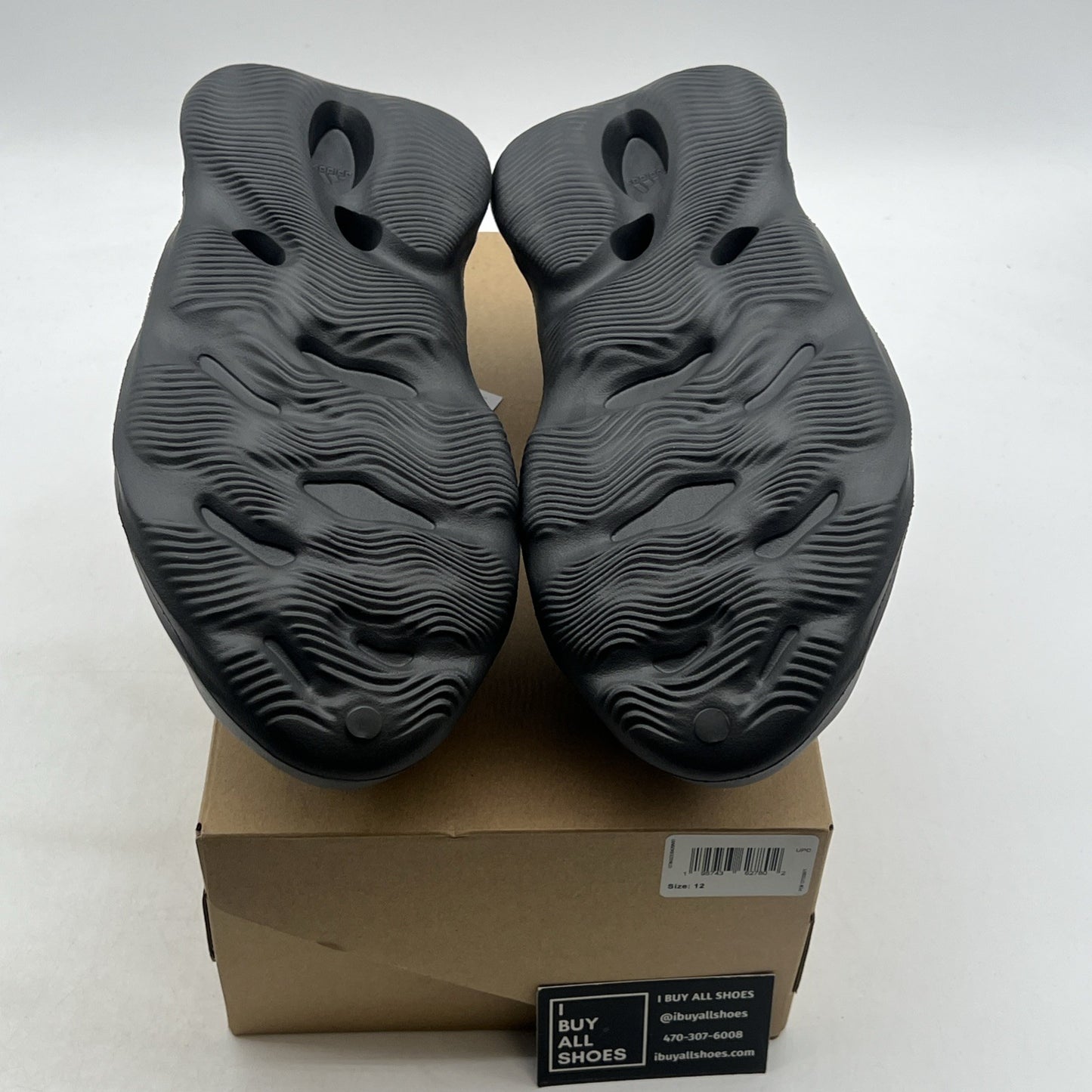 Size 12 - Adidas Yeezy Foam Runner - Onyx (HP8739)