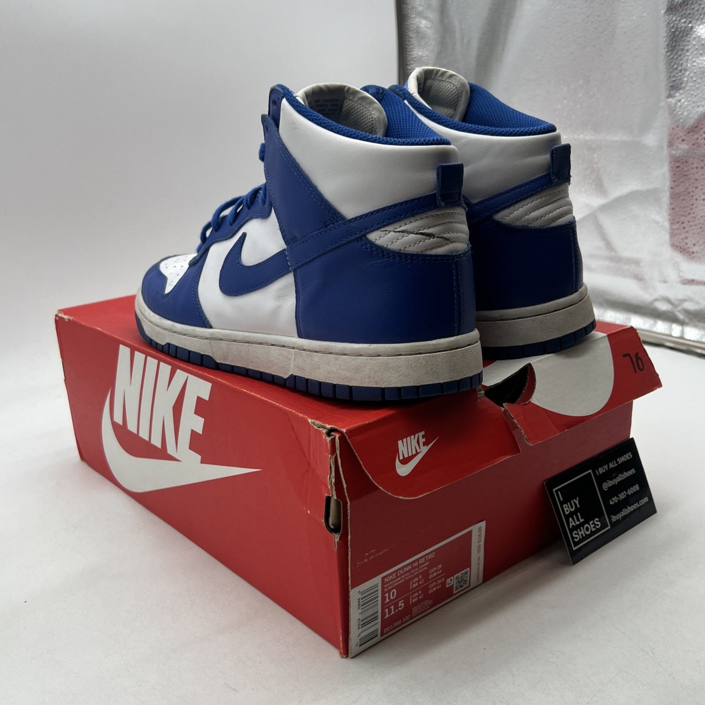 Size 10 - Nike Dunk 2021 High Kentucky (DD1399-102)