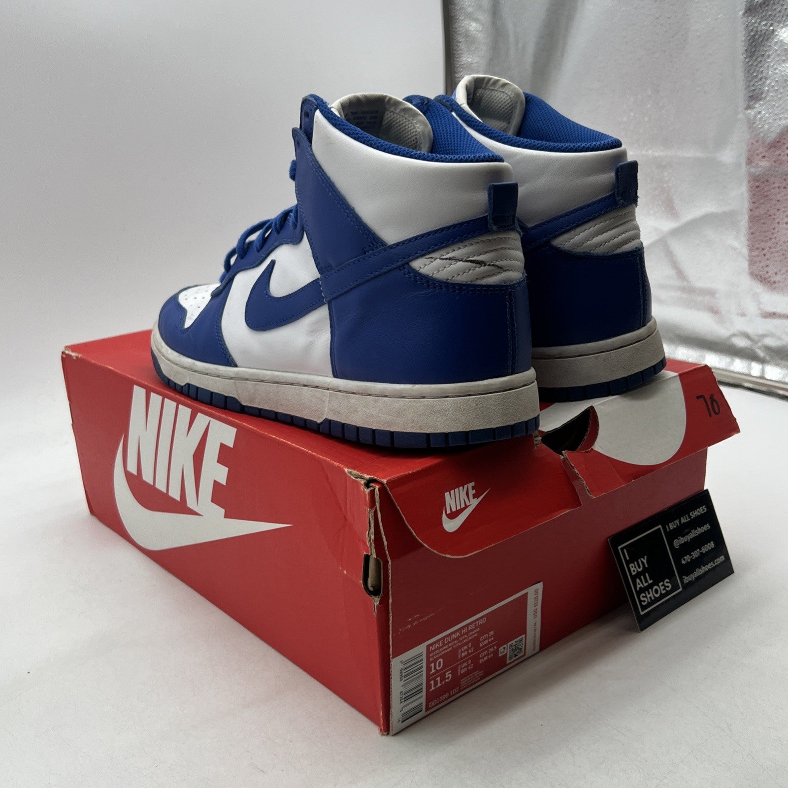 Size 10 - Nike Dunk 2021 High Kentucky (DD1399-102)