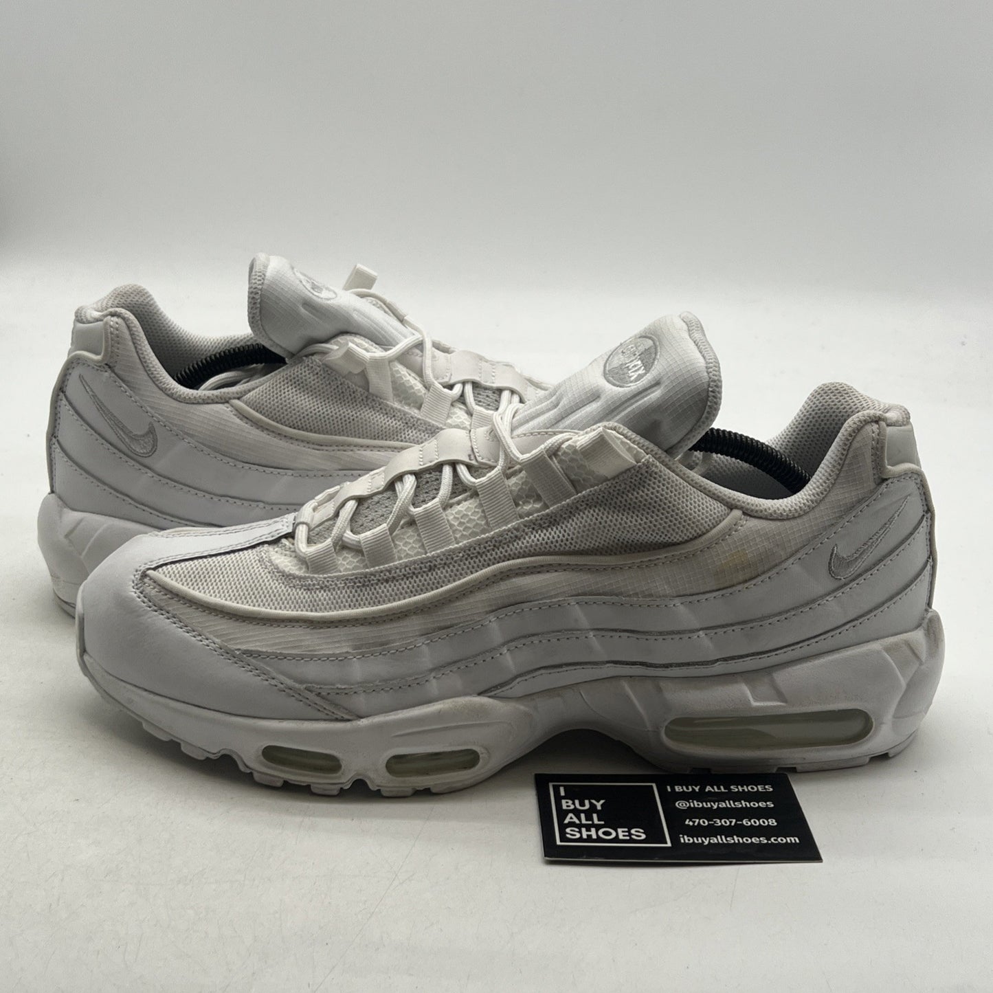 Size 12 - Nike Air Max 95 Triple White (CT1268-100)