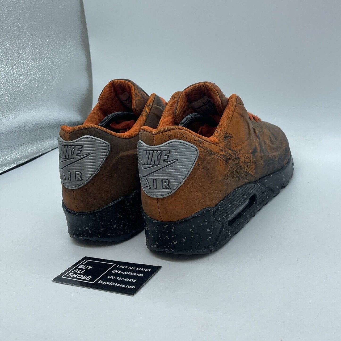 Size 12 - Nike Air Max 90 QS Mars Landing Black Brown Leather (CD0920-600)