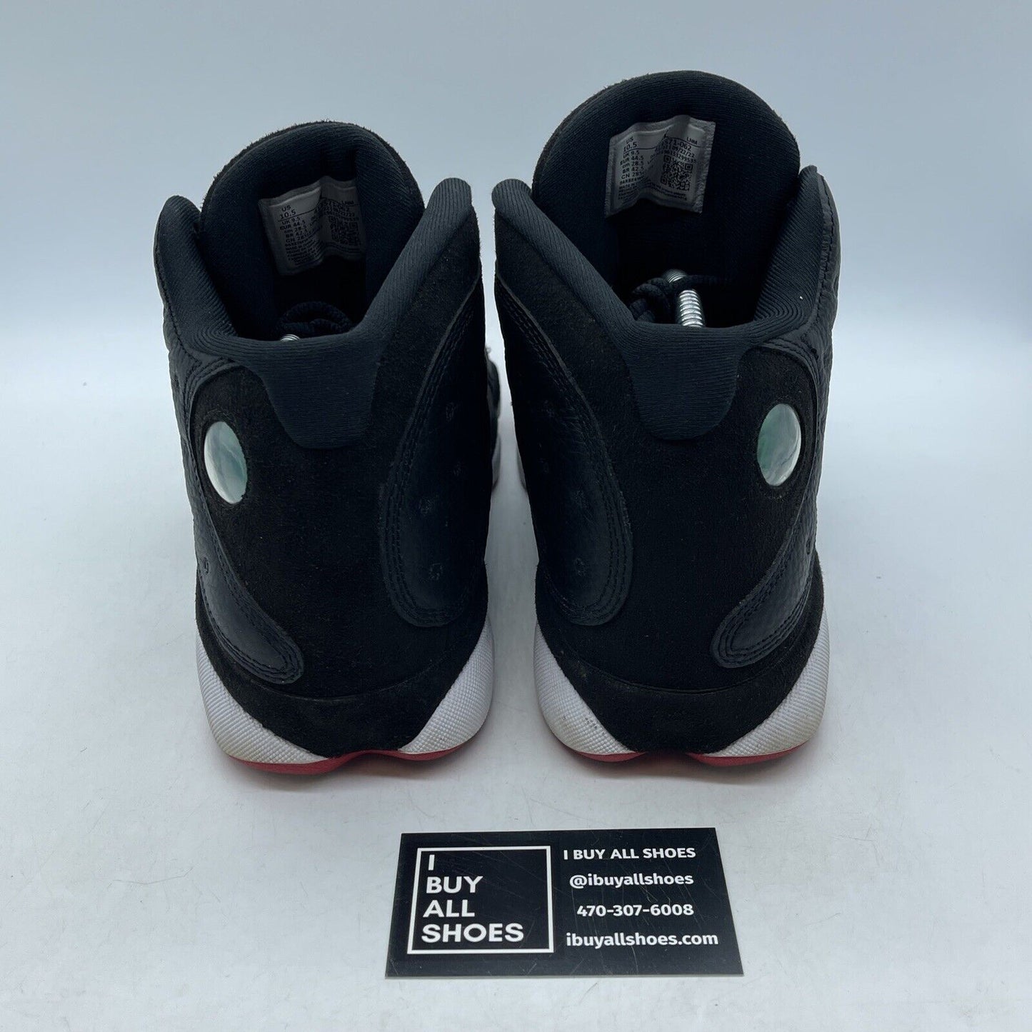 Size 10.5 - Jordan 13 Retro Mid Playoff Black Suede Leather (414571-062)