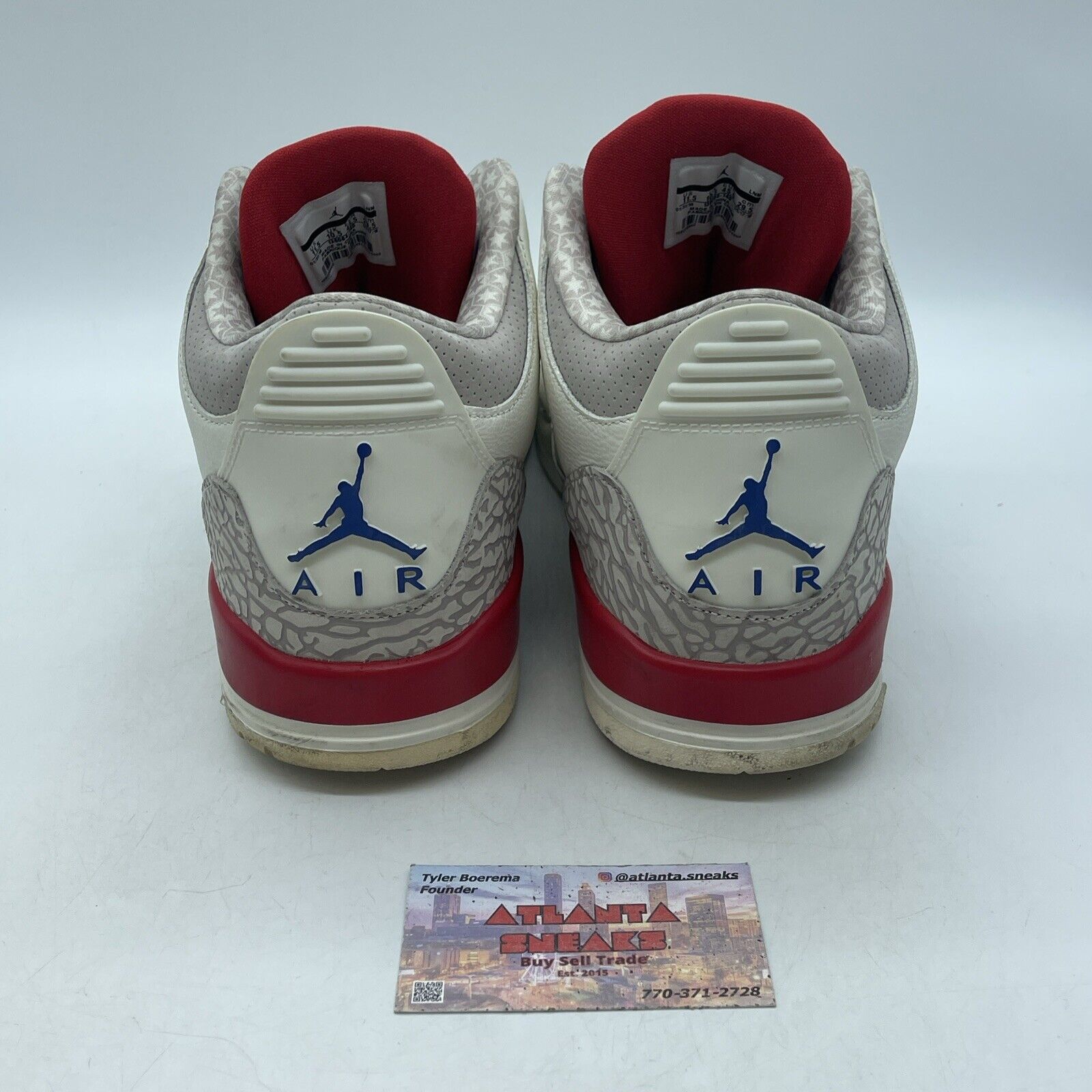 Size 11.5 - Air Jordan 3 Retro International Flight Suede Leather (136064-140)