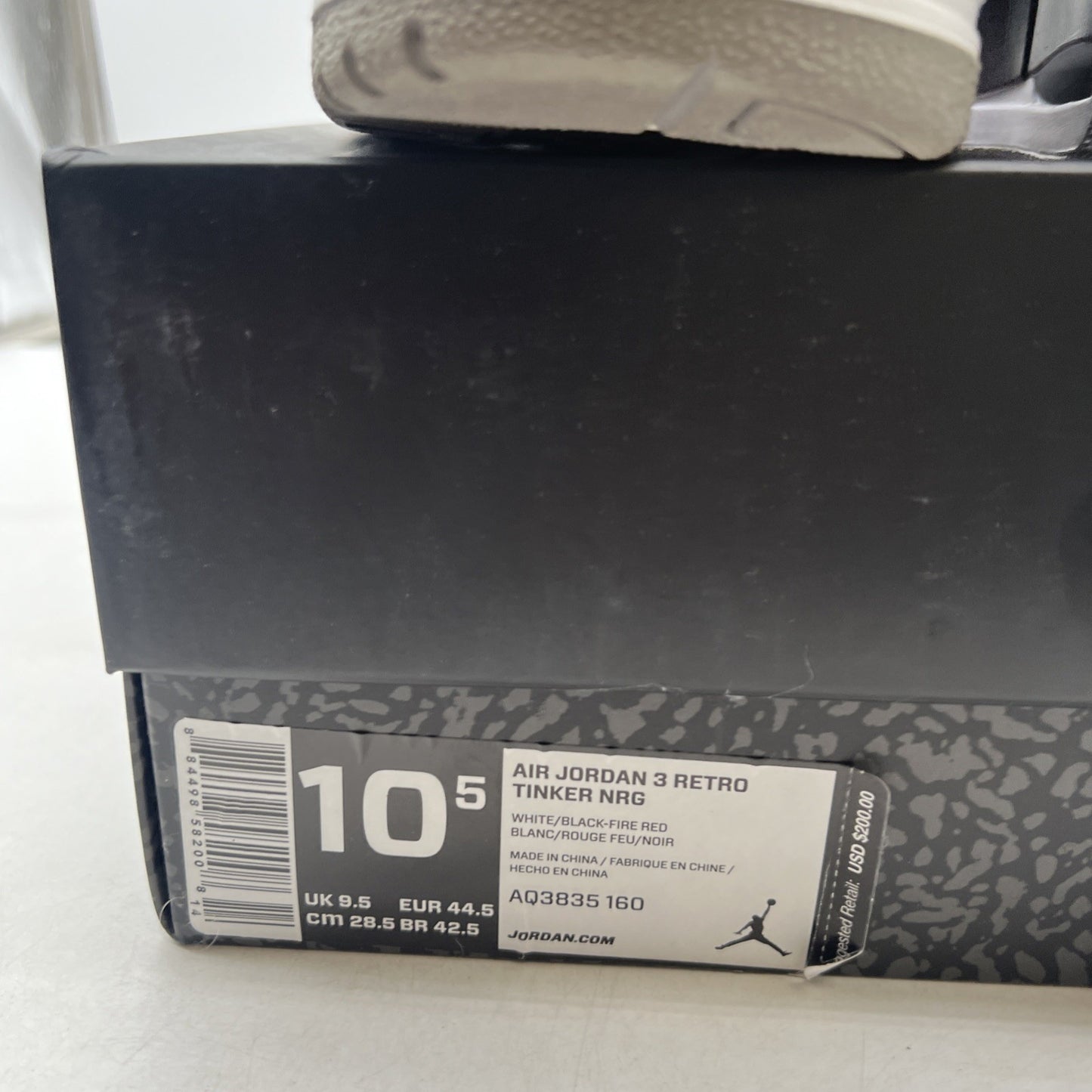 Size 10.5 - Air Jordan 3 Retro NRG Tinker 2018 (AQ3835-160)