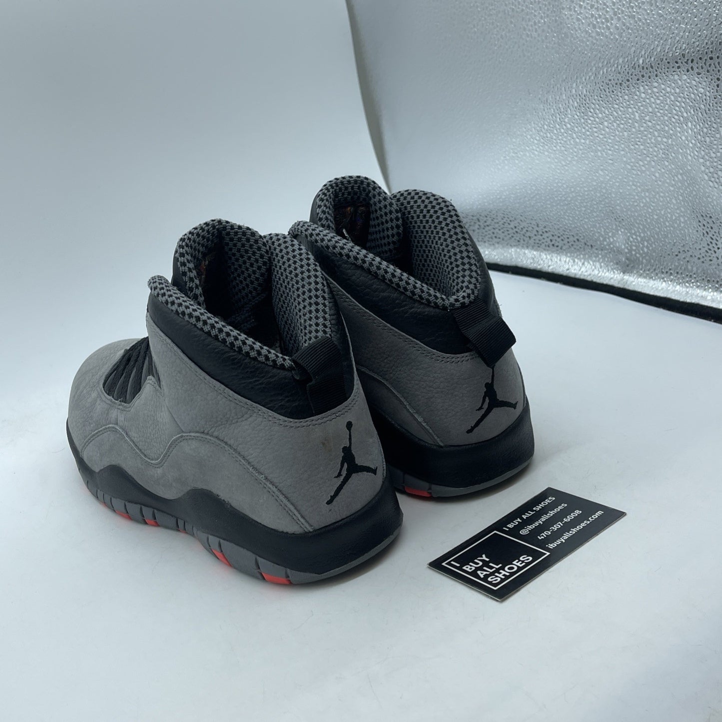 Size 10.5 - Air Jordan 10 Retro Cool Grey Black Suede Leather (310805-023)