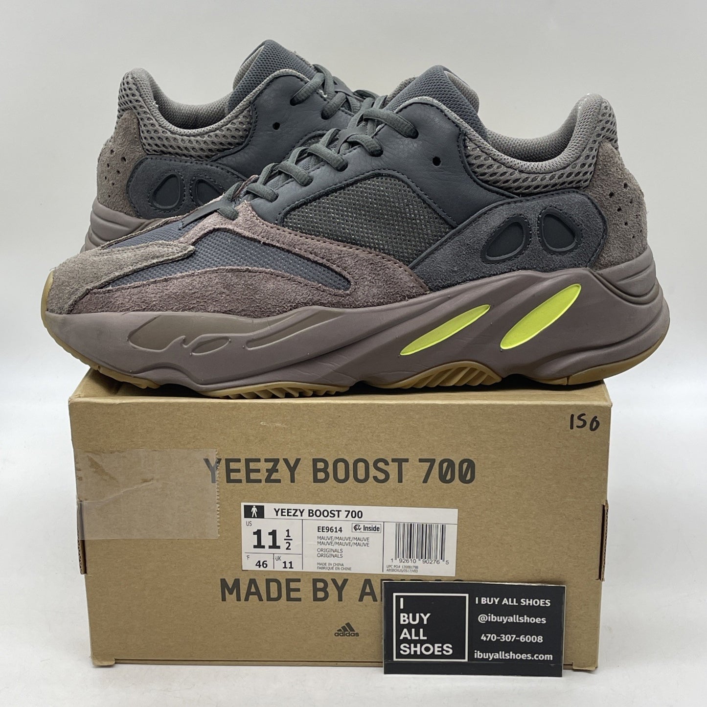 Size 11.5 - adidas Yeezy Boost 700 V1 Mauve (EE9614)