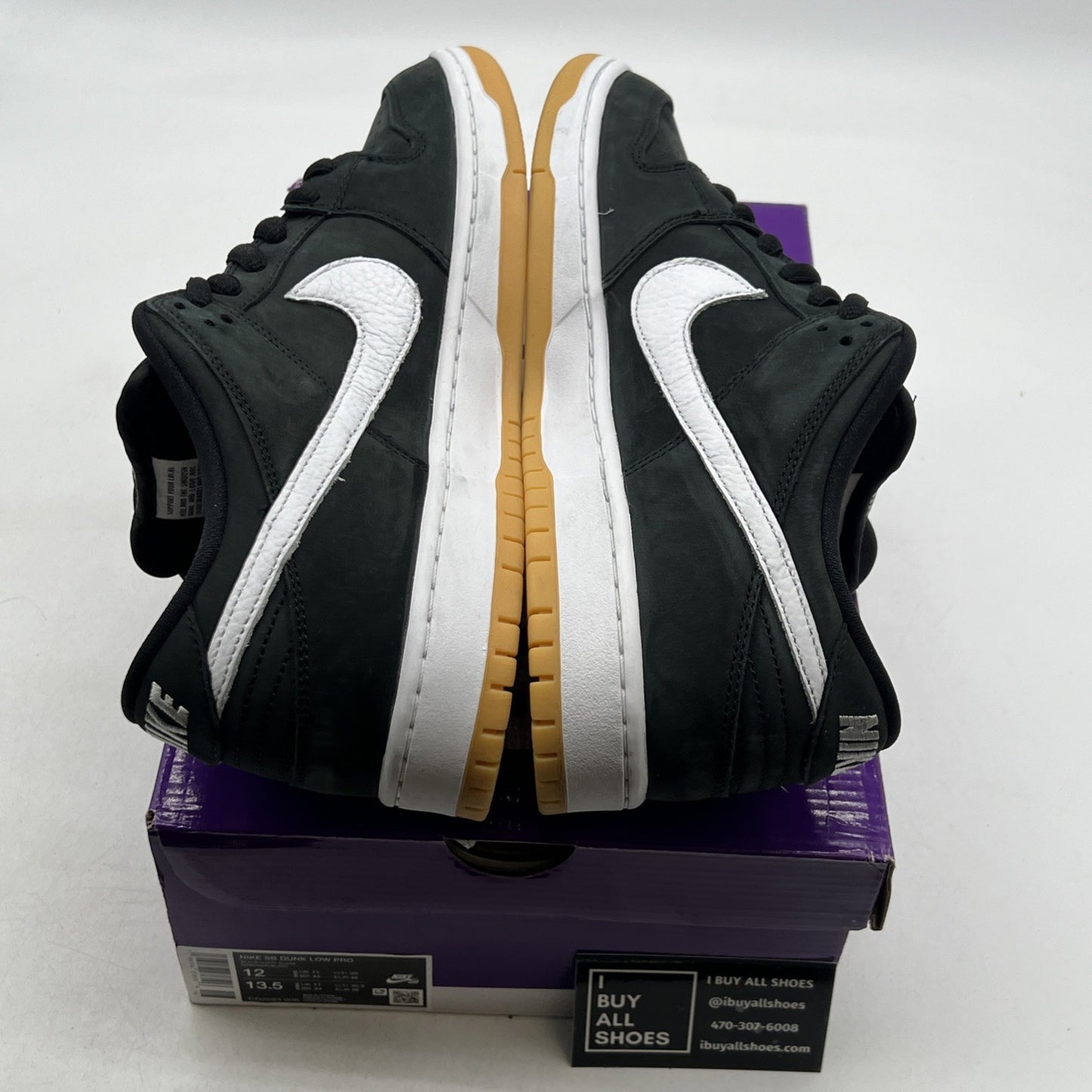 Size 12 - Nike Dunk Low SB Black Gum (CD2563-006)