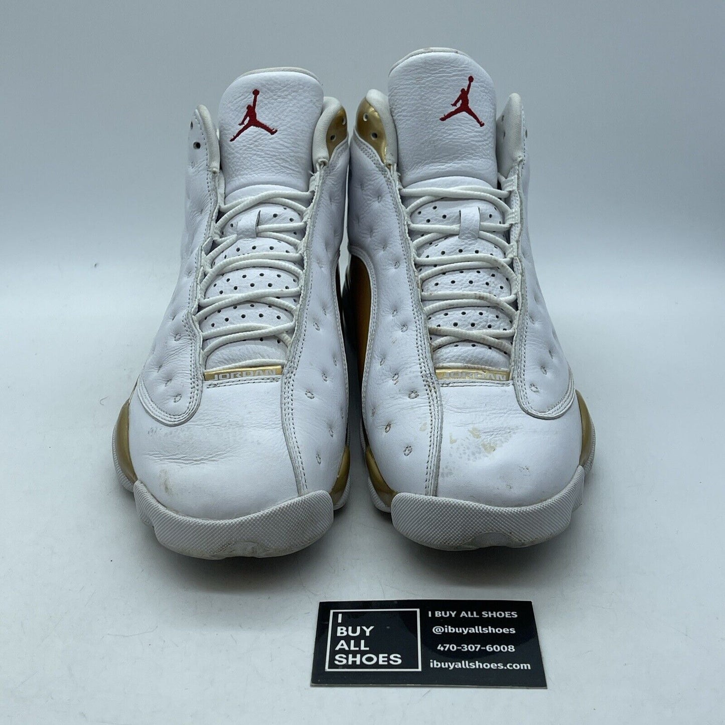 Size 11 - Air Jordan 13 Retro Defining Moments Gold White Leather (414571-135)