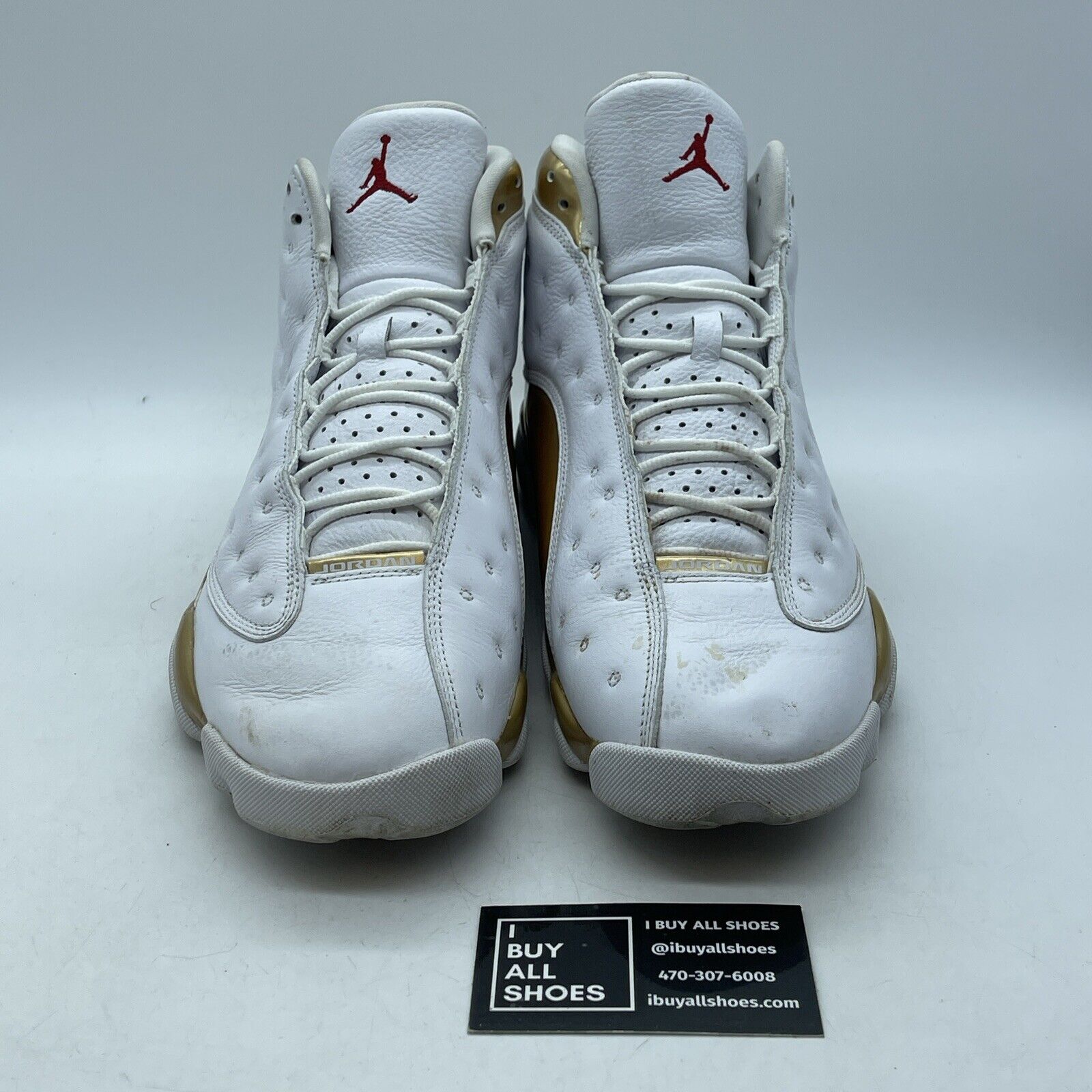 Size 11 - Air Jordan 13 Retro Defining Moments Gold White Leather (414571-135)