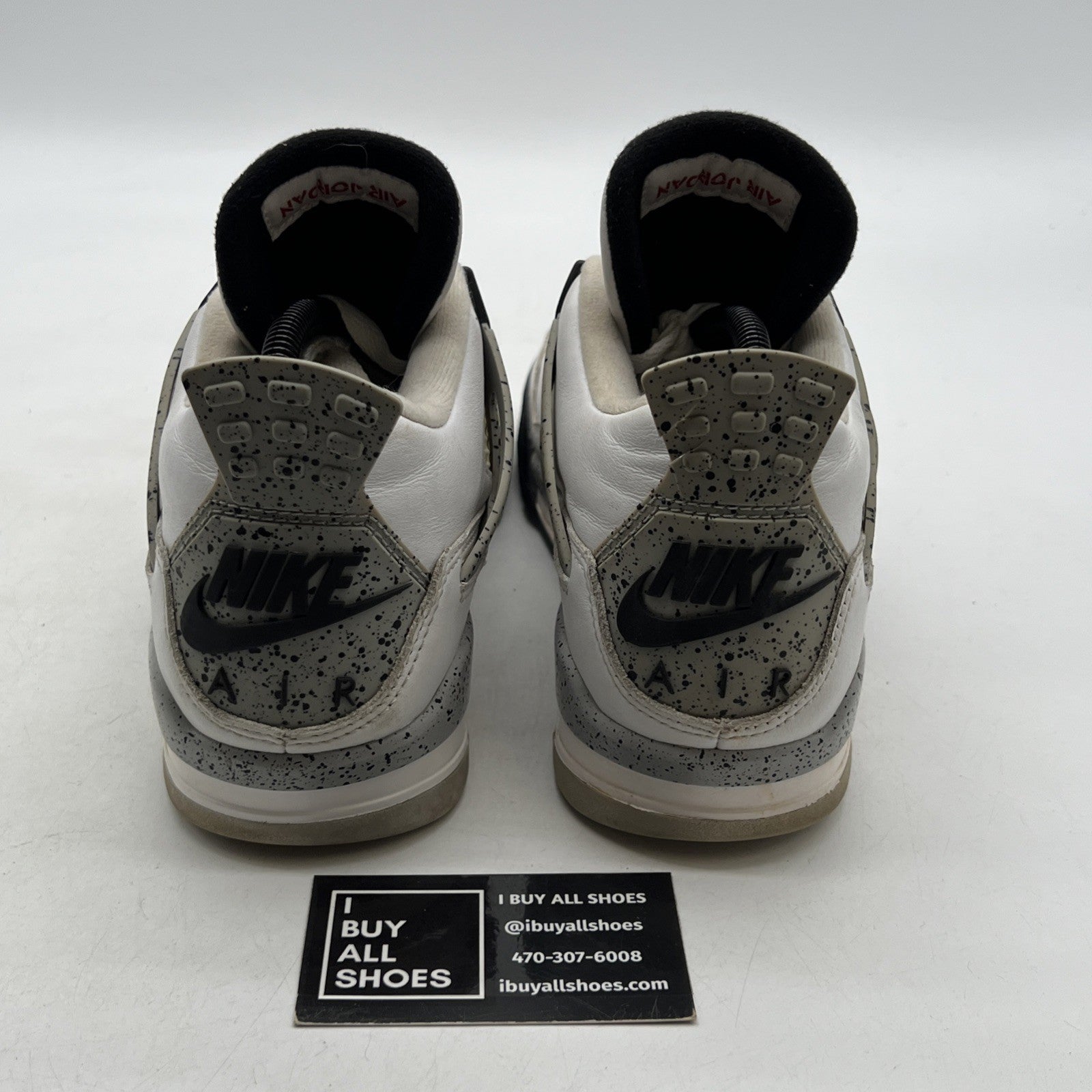 Size 9 - Air Jordan 4 Retro OG Mid White Cement (840606-192)