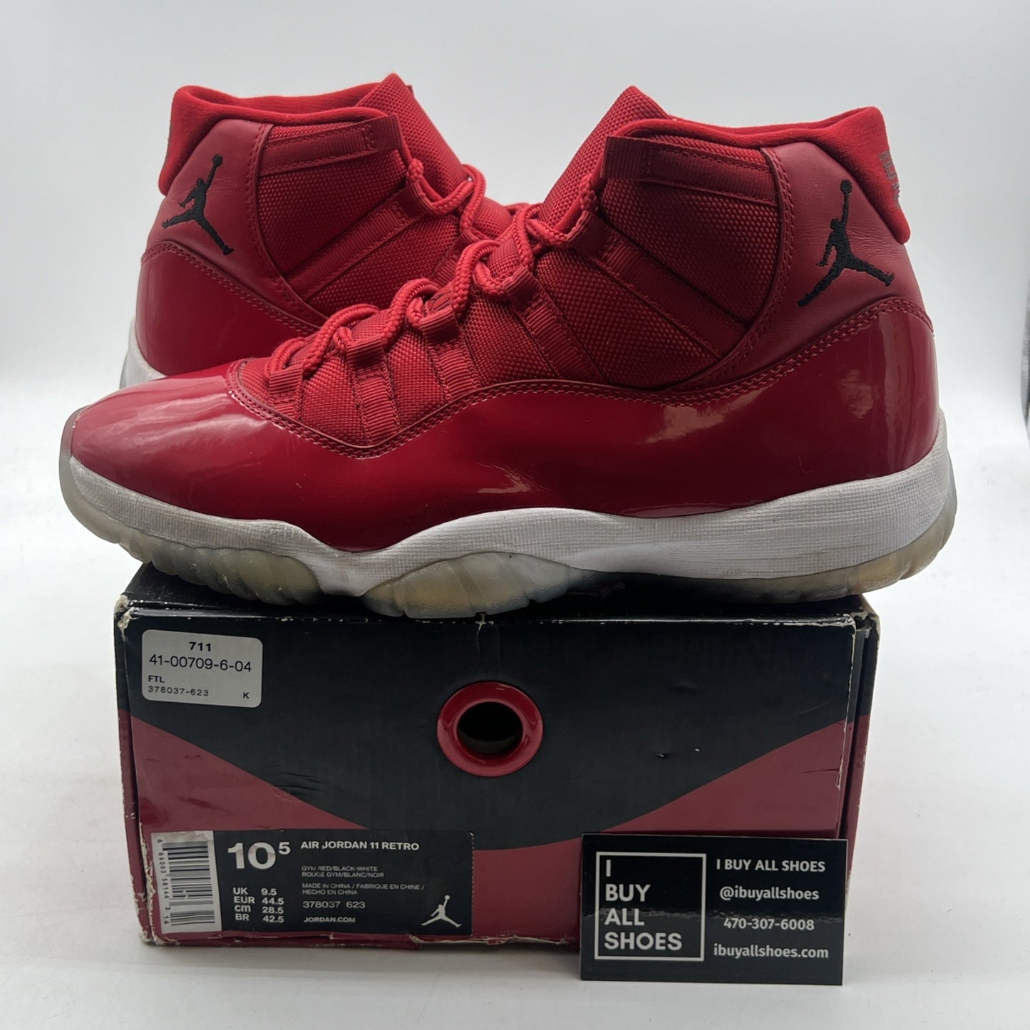 Size 10.5 - Air Jordan 11 Retro High Win Like '96 (378037-623)