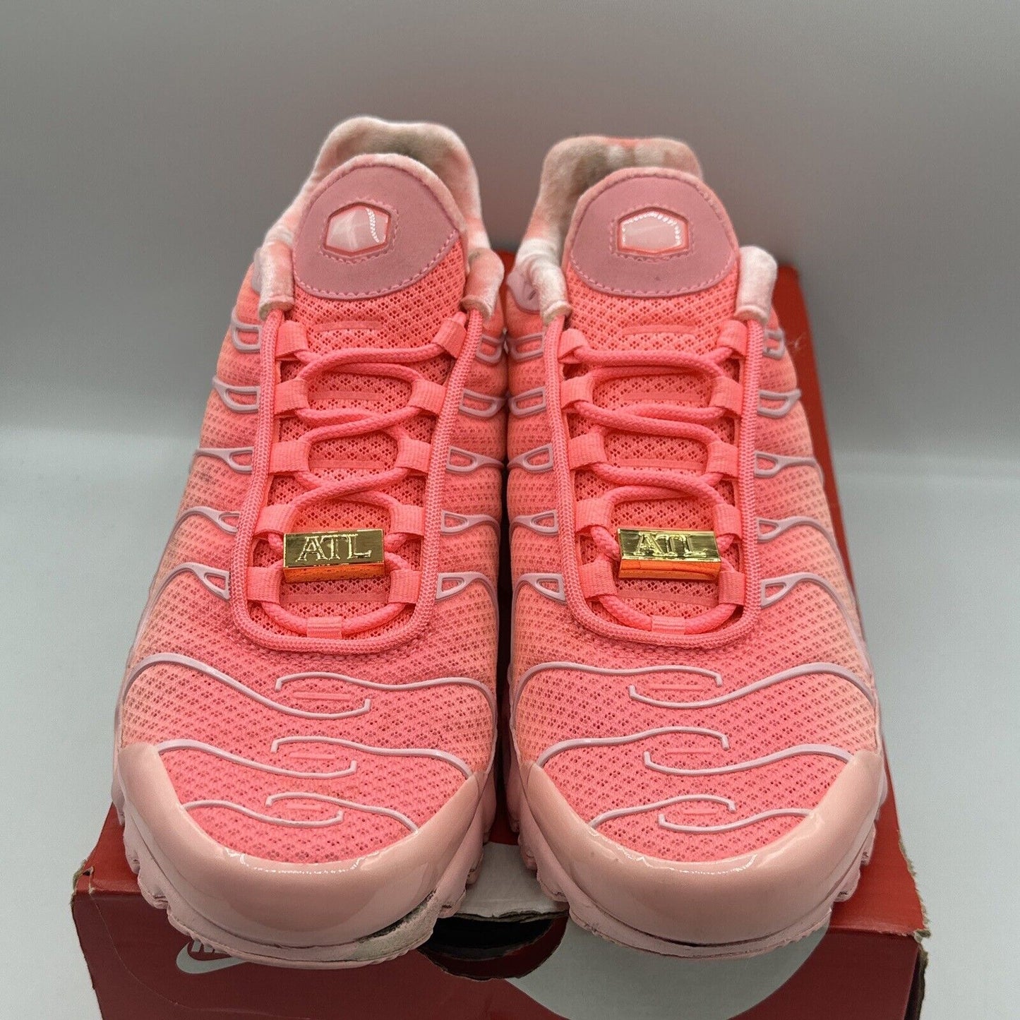 Size 8.5 - Nike Air Max Plus City Special - Atlanta 2021 Pink Suede RARE gold Og