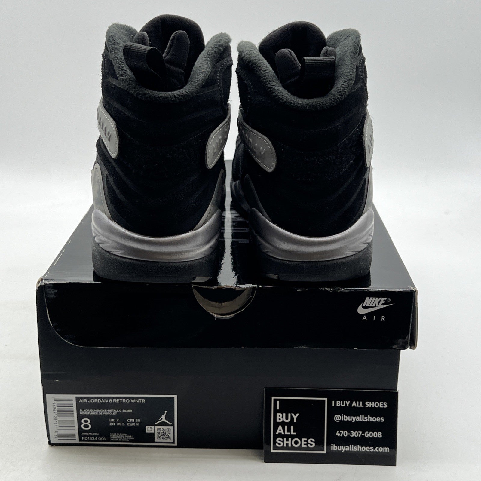 Size 8 - Air Jordan 8 Retro Winterized Gunsmoke (FD1334-001)