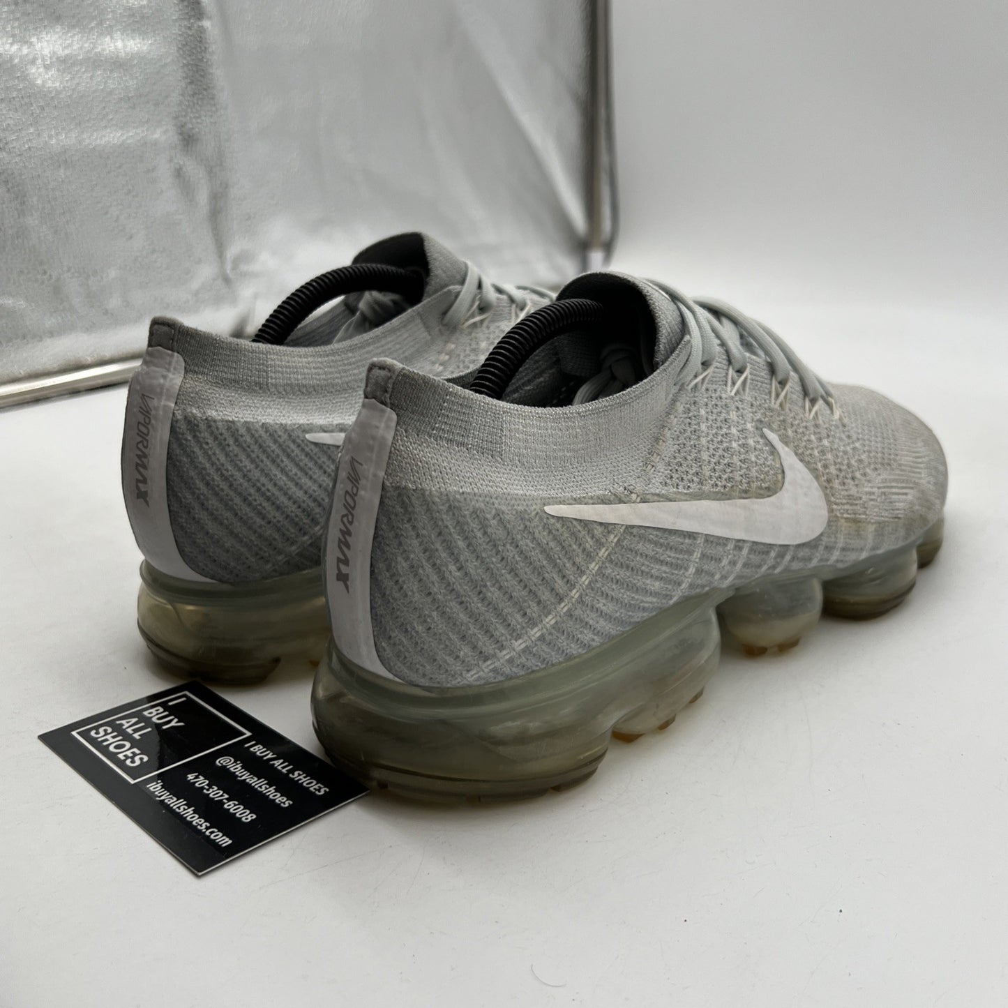 Size 12 - Nike Air VaporMax Pure Platinum (849558-004)