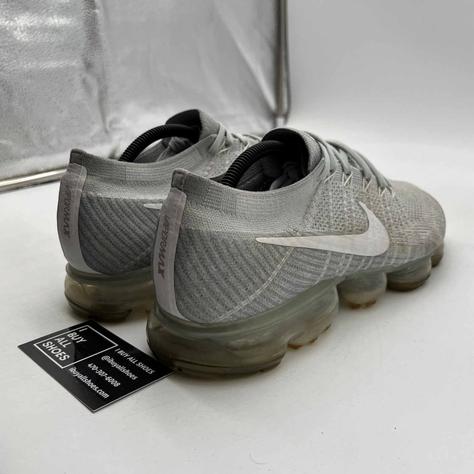 Size 12 - Nike Air VaporMax Pure Platinum (849558-004)