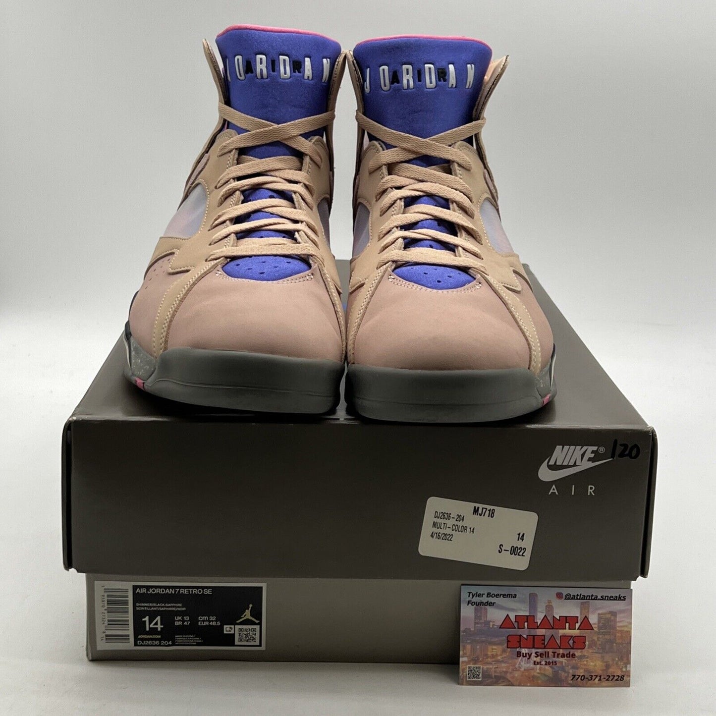 Size 14 - Air Jordan 7 Retro SE Sapphire (DJ2636-204)