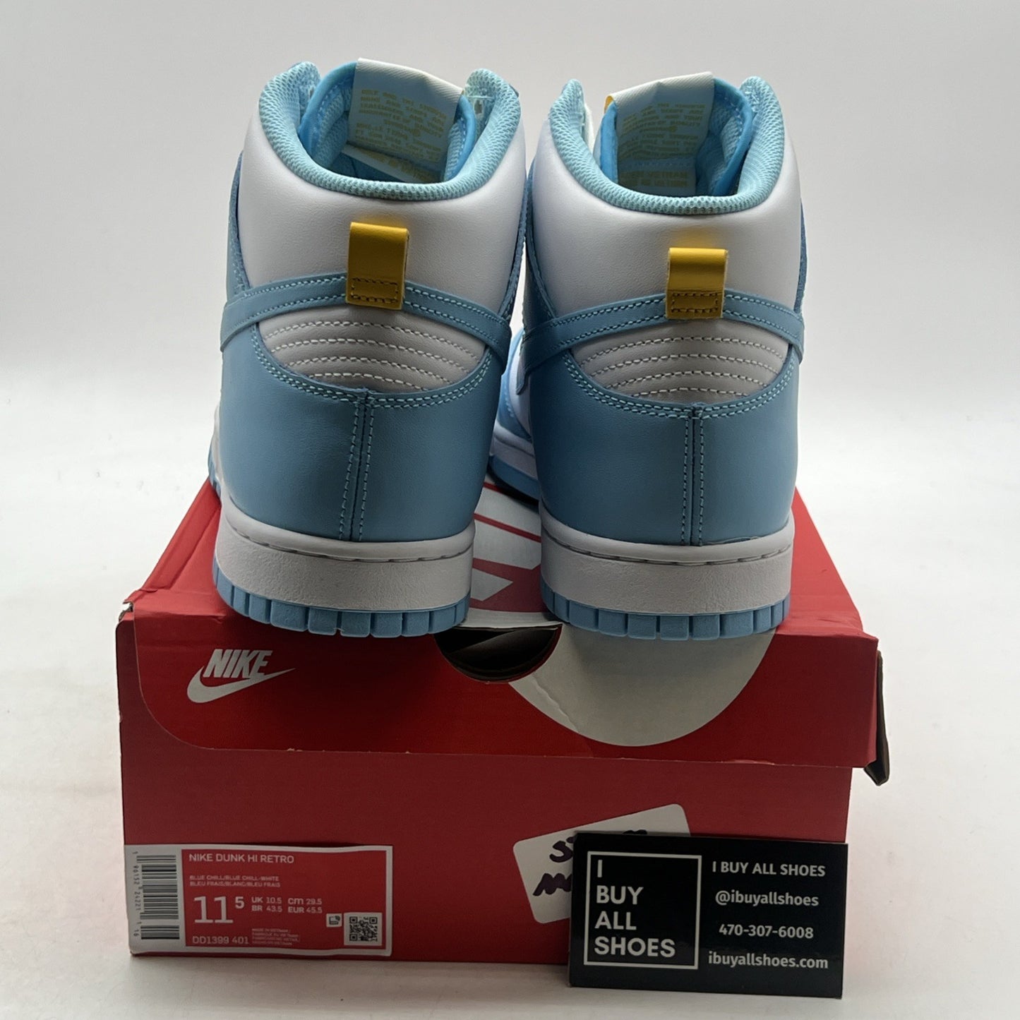 Size 11.5 - Nike Dunk High Blue Chill (DD1399-401)