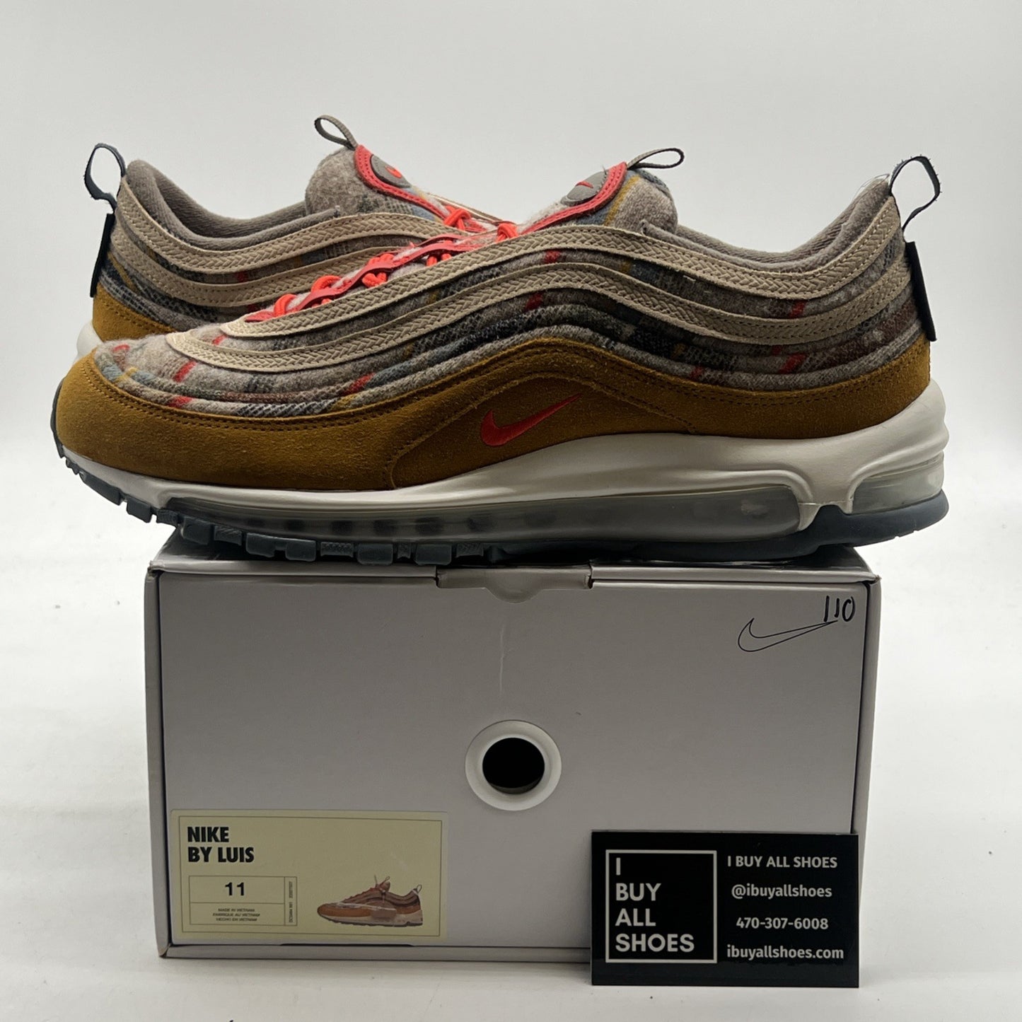 Size 11 - Nike x Pendleton Air Max 97 NBY ID (DC3494-991)