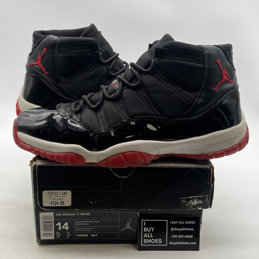 Size 14 - Air Jordan 11 Retro 2001 Bred (136046-061)
