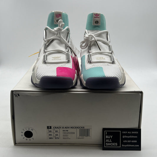Size 10.5 - adidas Nice Kicks x Crazy 8 ADV White Lined Emerald (DB1788)