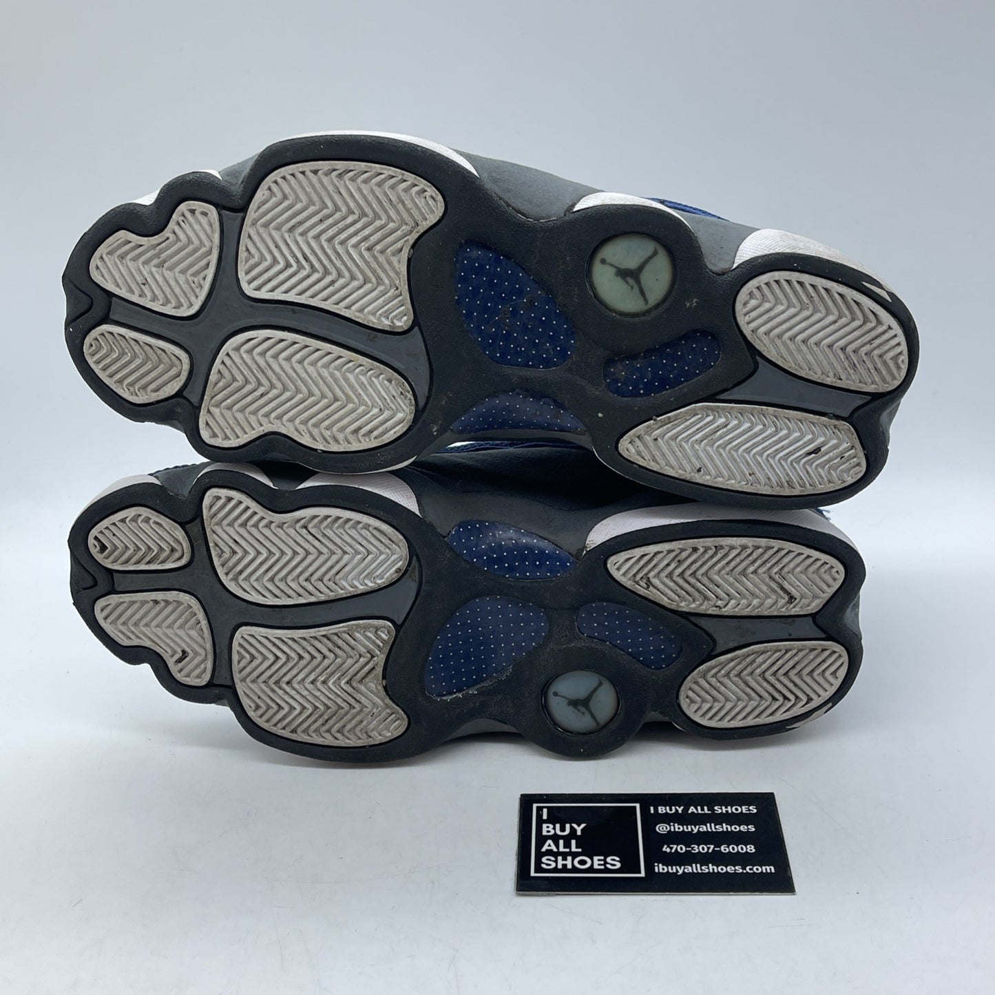 Size 9 - Air Jordan 13 Retro 2005 Flint Blue Grey White Suede (310004-441)