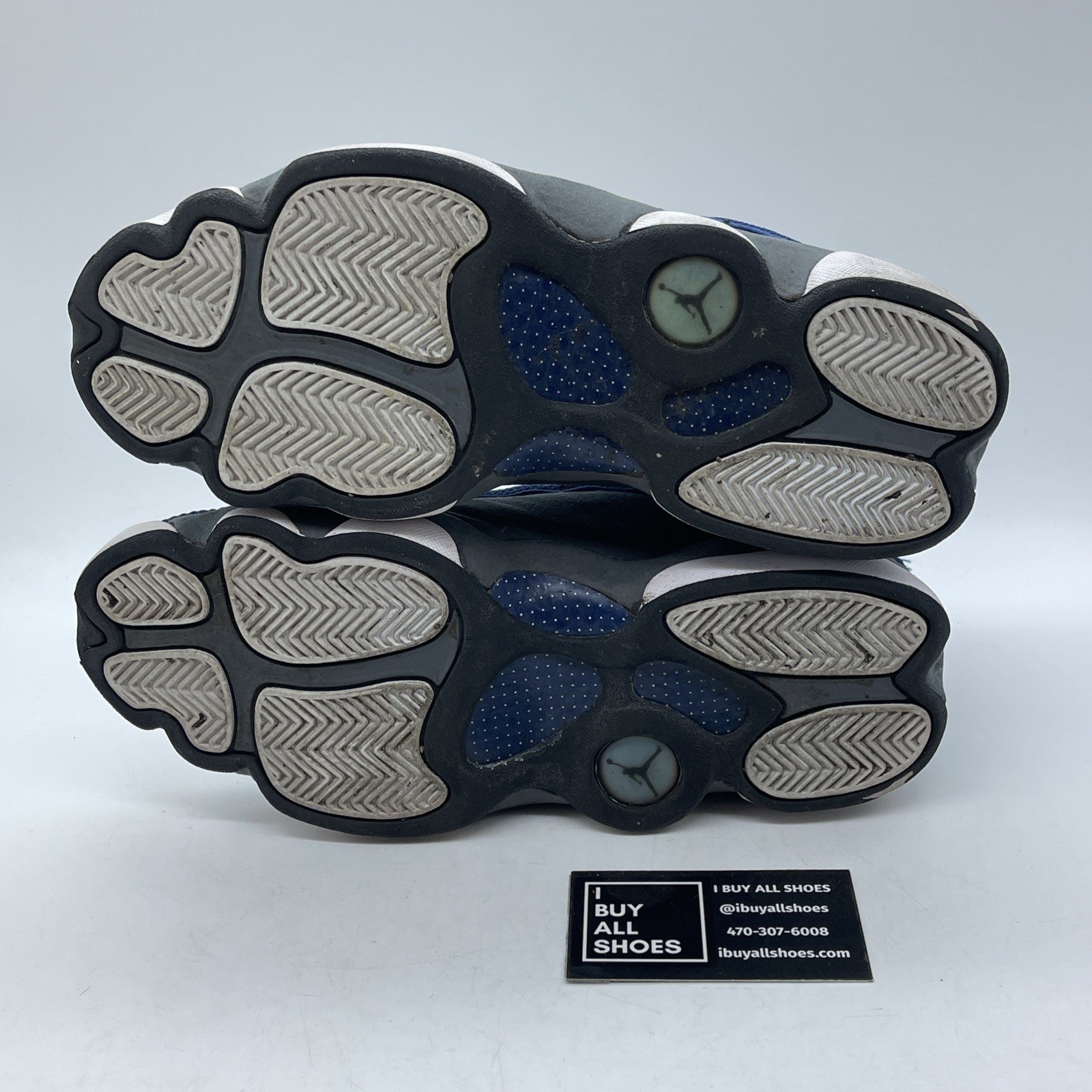 Size 9 - Air Jordan 13 Retro 2005 Flint Blue Grey White Suede (310004-441)